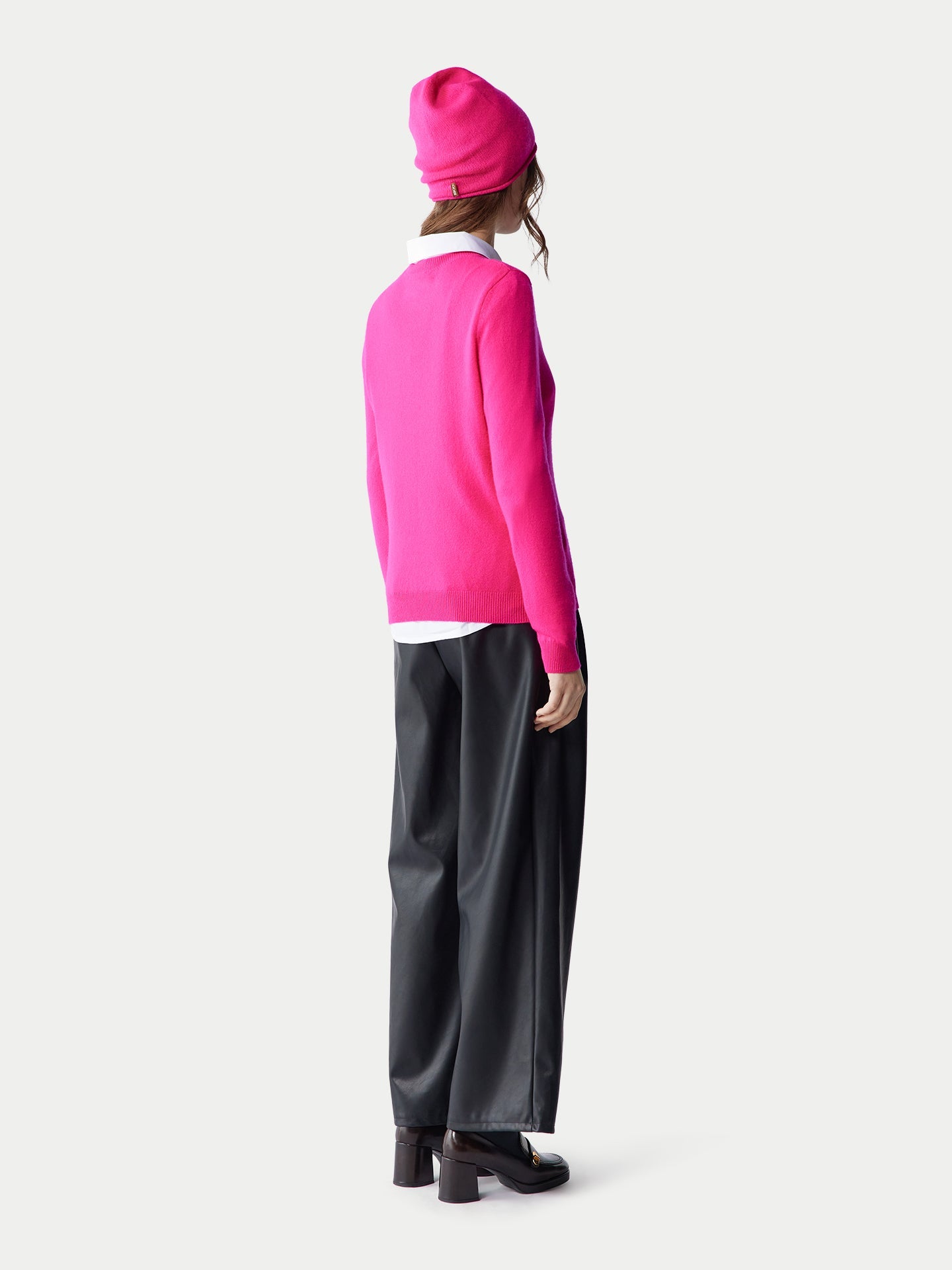 Ensemble pull et bonnet en cachemire