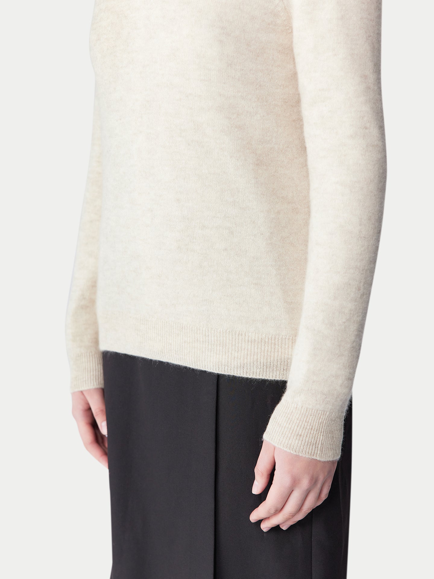 Ensemble pull et bonnet en cachemire