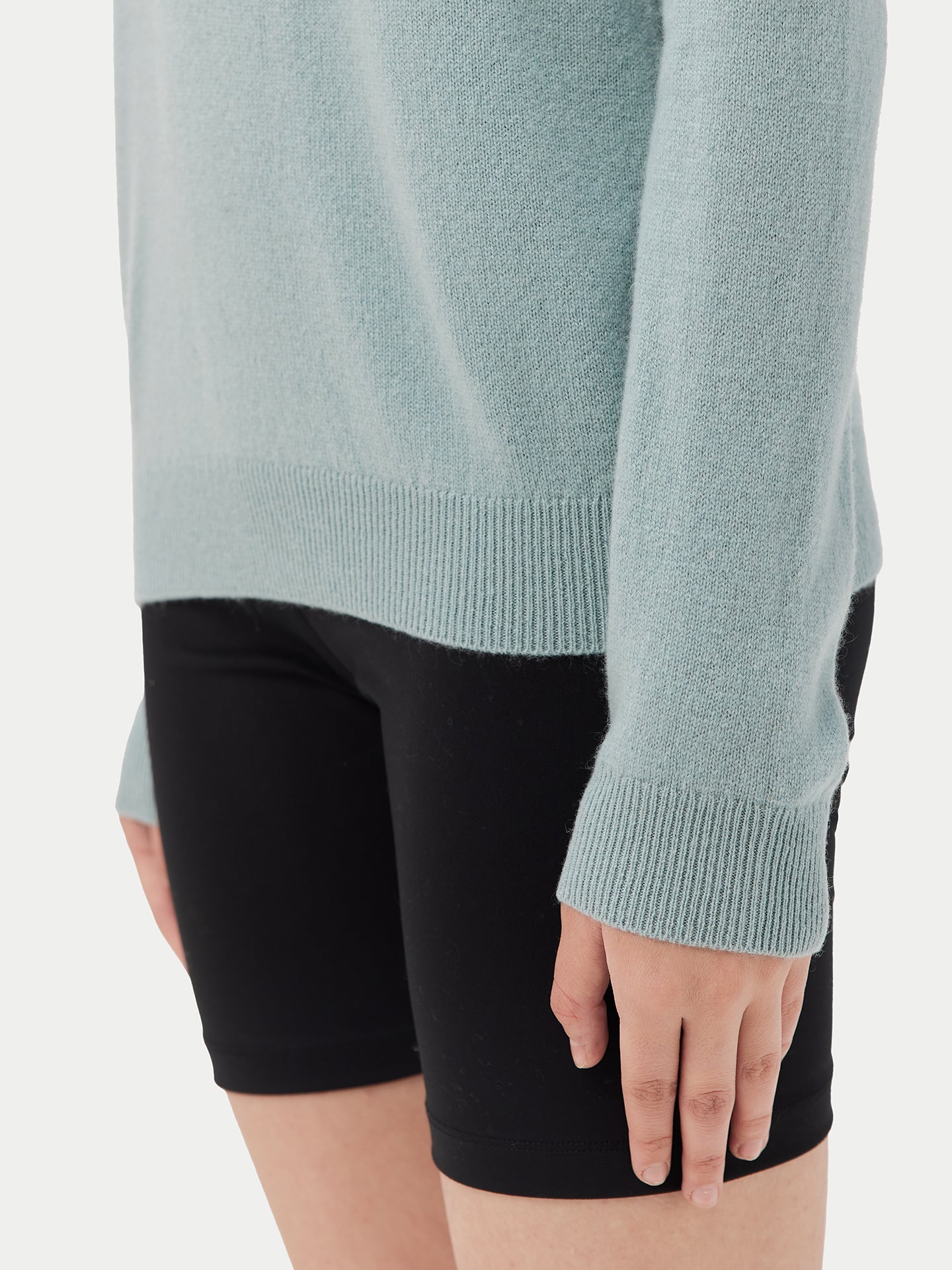 Cachemire léger pour femme Poids Basique Col Rond Marin - Gobi Cashmere