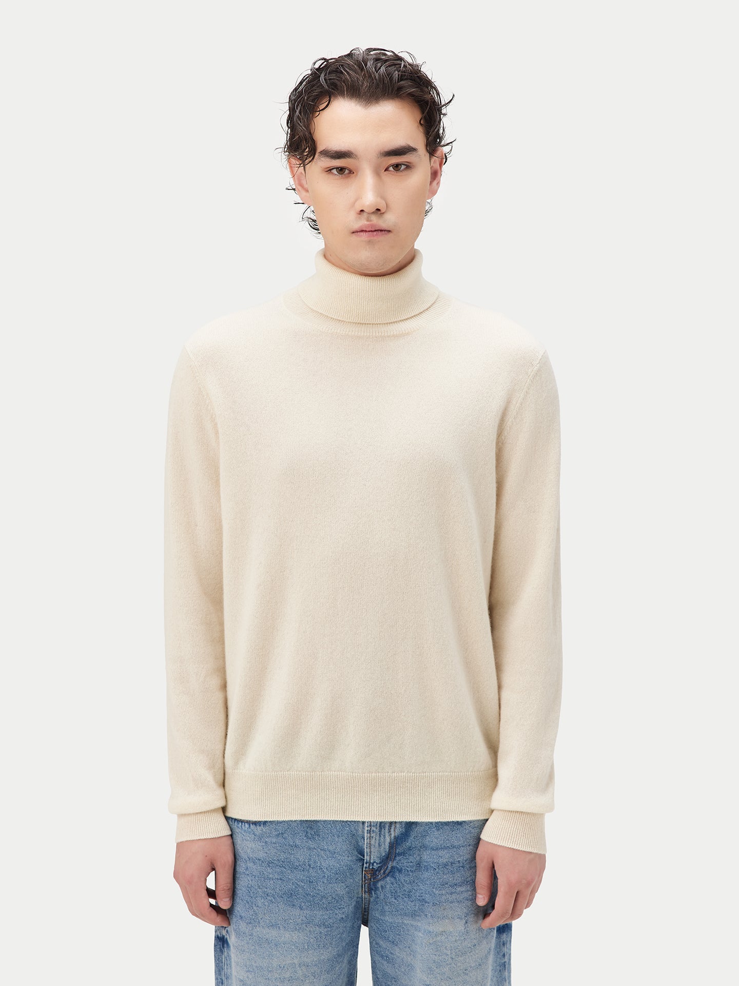 Col roulé homme en cachemire pour hommes Couleur Organique - Gobi Cashmere 