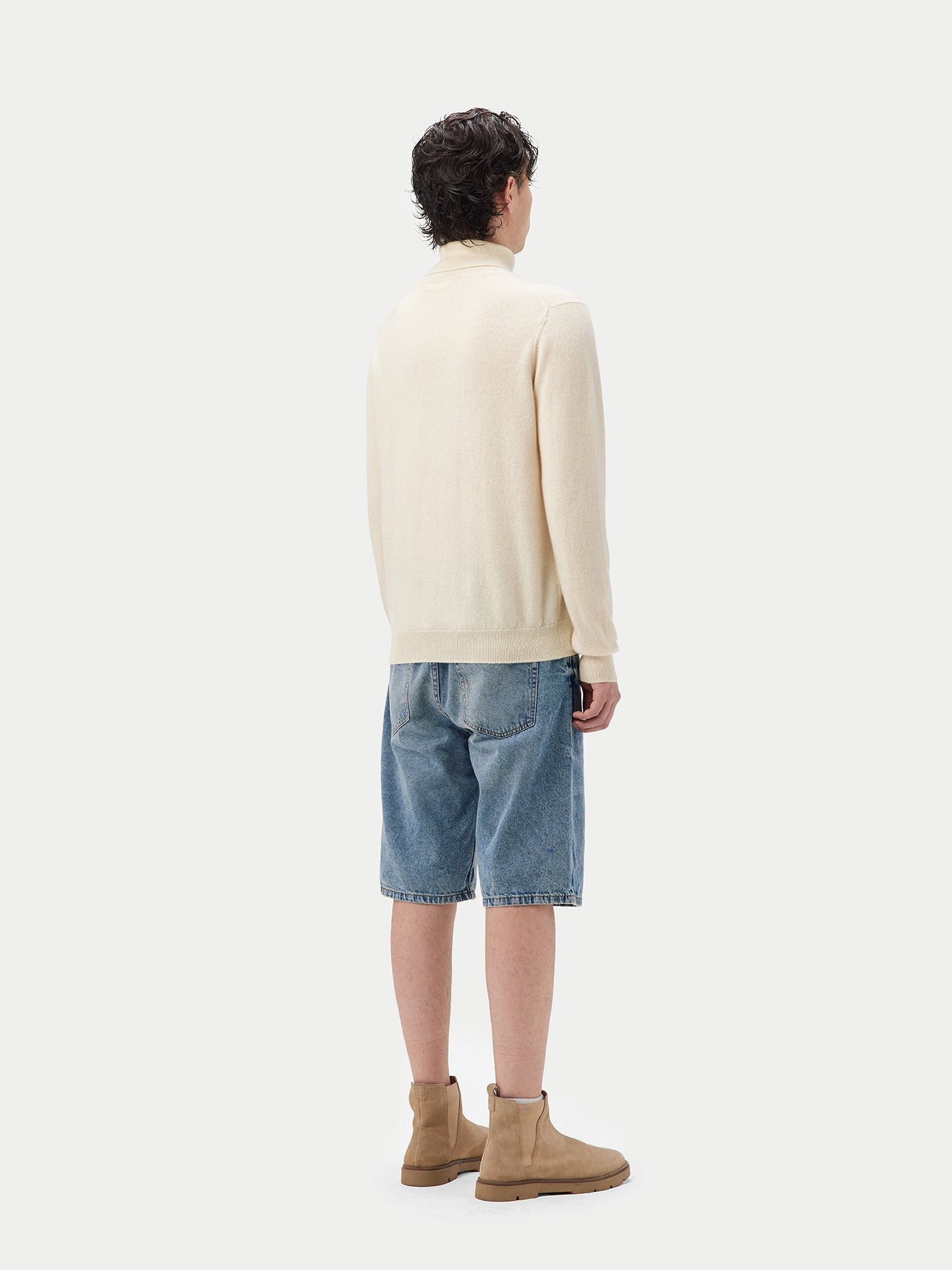 Col roulé homme en cachemire pour hommes Couleur Organique - Gobi Cashmere 
