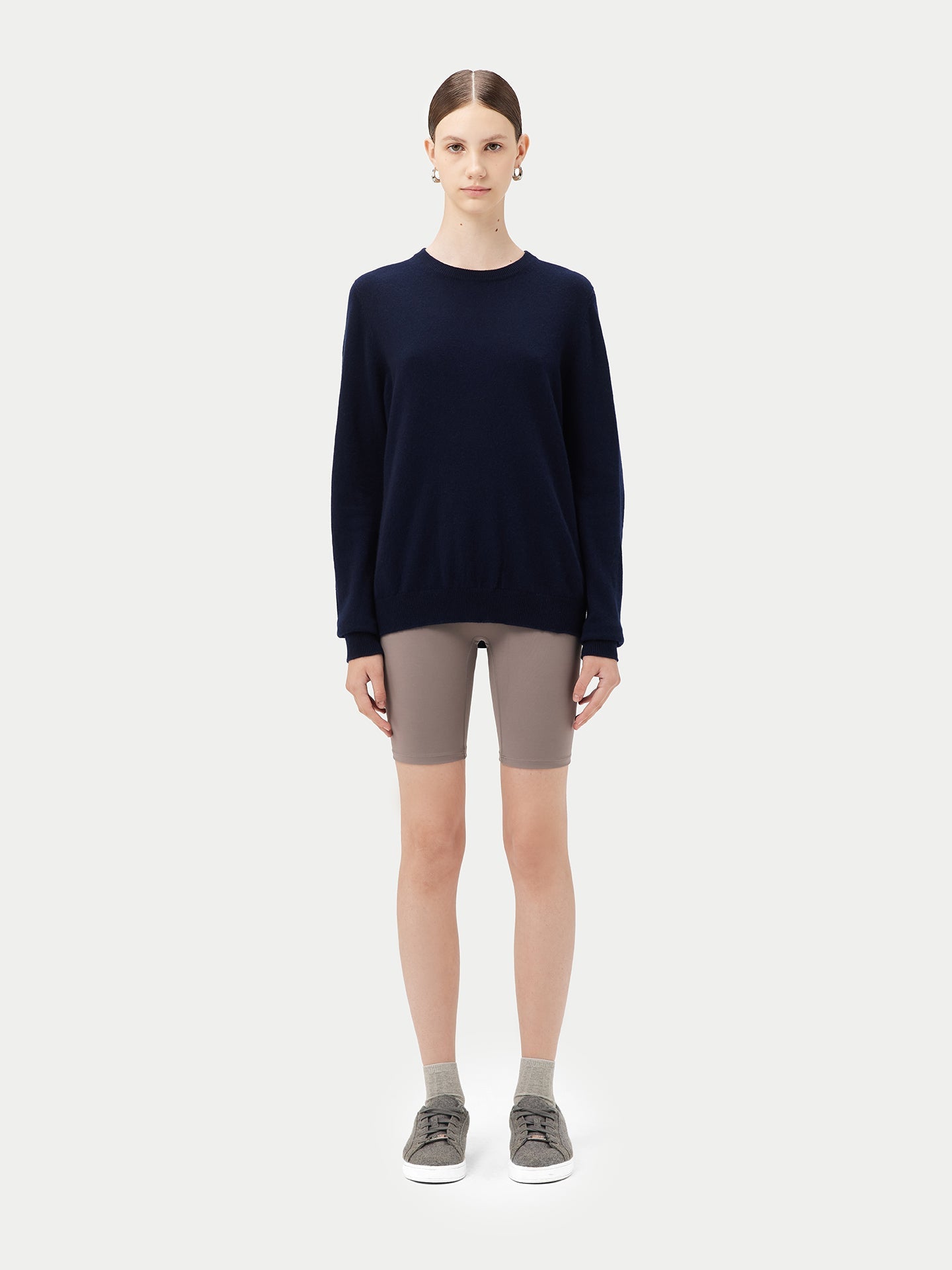 Pull col rond en Cachemire pour femmes Marin - Gobi Cashmere
