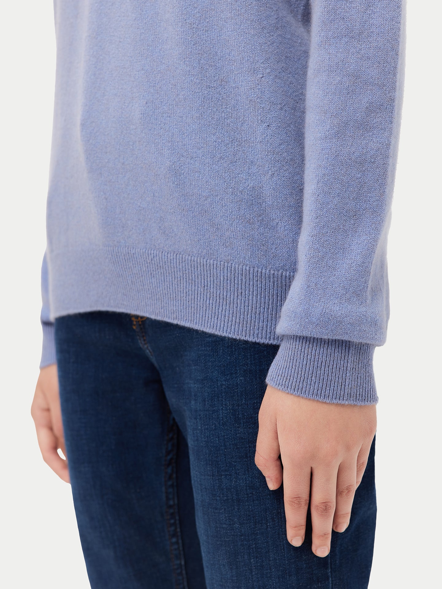 Pull col en V en Cachemire pour femmes Marin - Gobi Cashmere