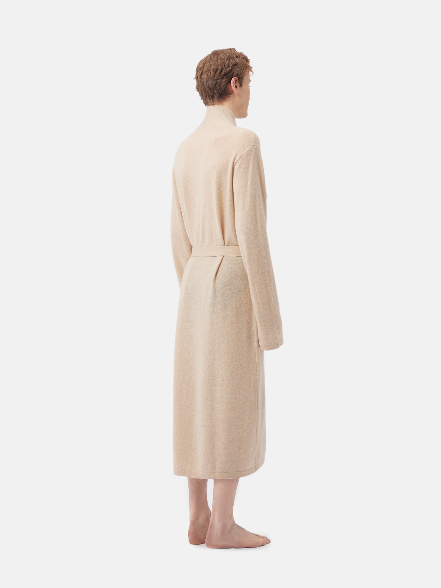 GOBI Cashmere - Robe de chambre en cachemire pour homme Taupe - Gobi Cashmere