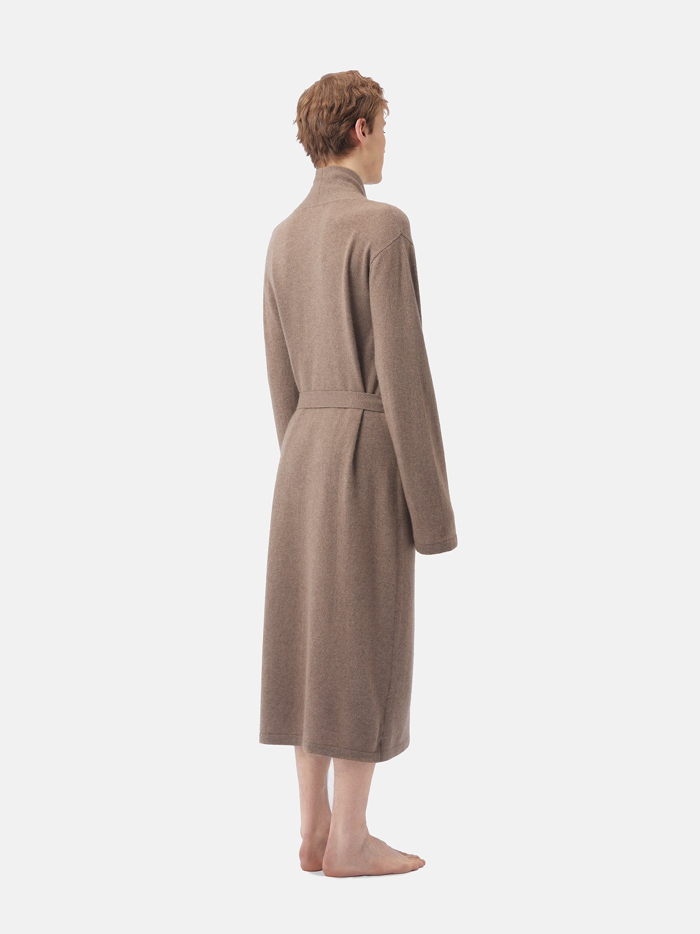 GOBI Cashmere - Robe de chambre en cachemire pour homme Taupe - Gobi Cashmere