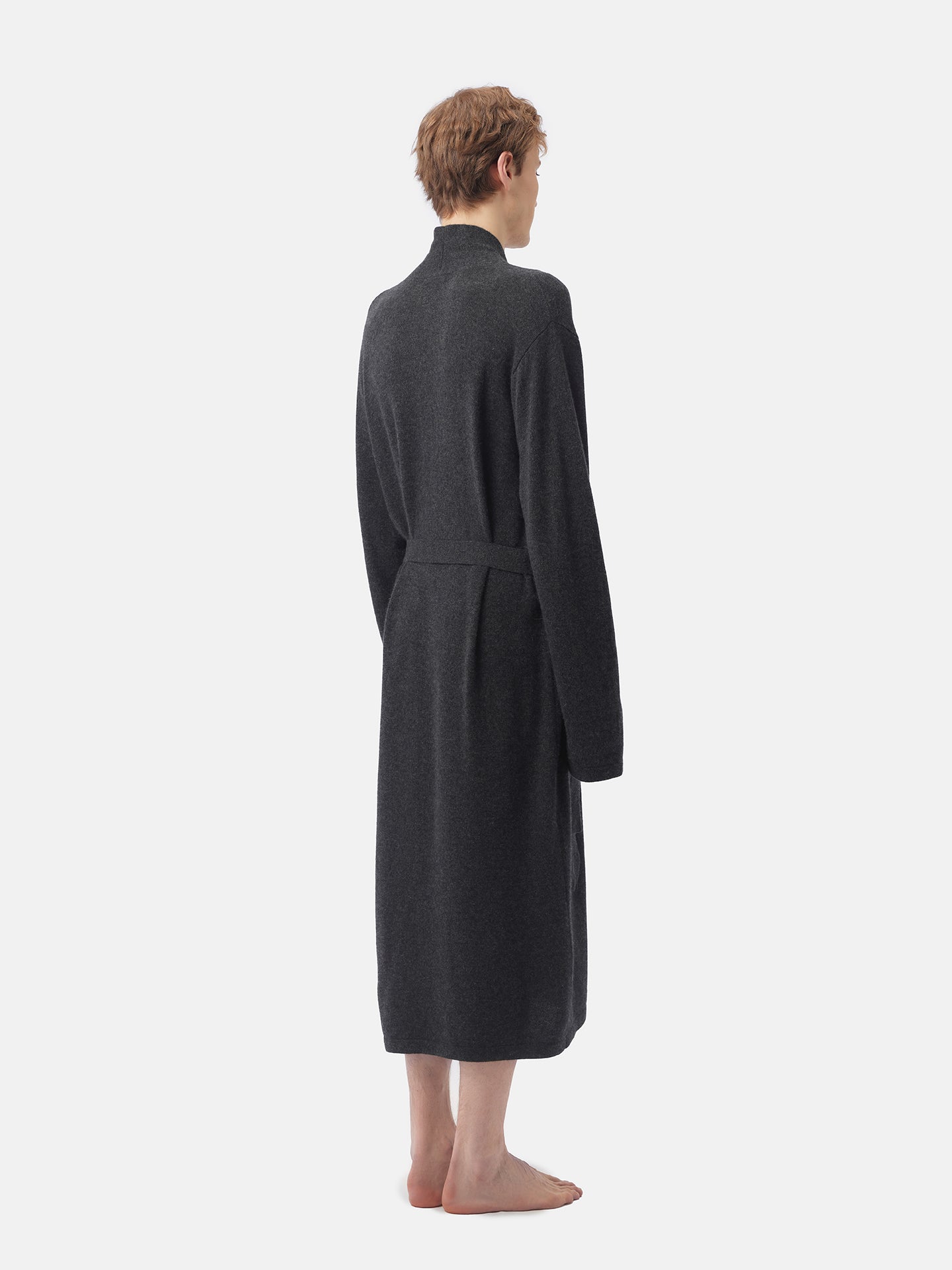 GOBI Cashmere - Robe de chambre en cachemire pour homme Gris  - Gobi Cashmere
