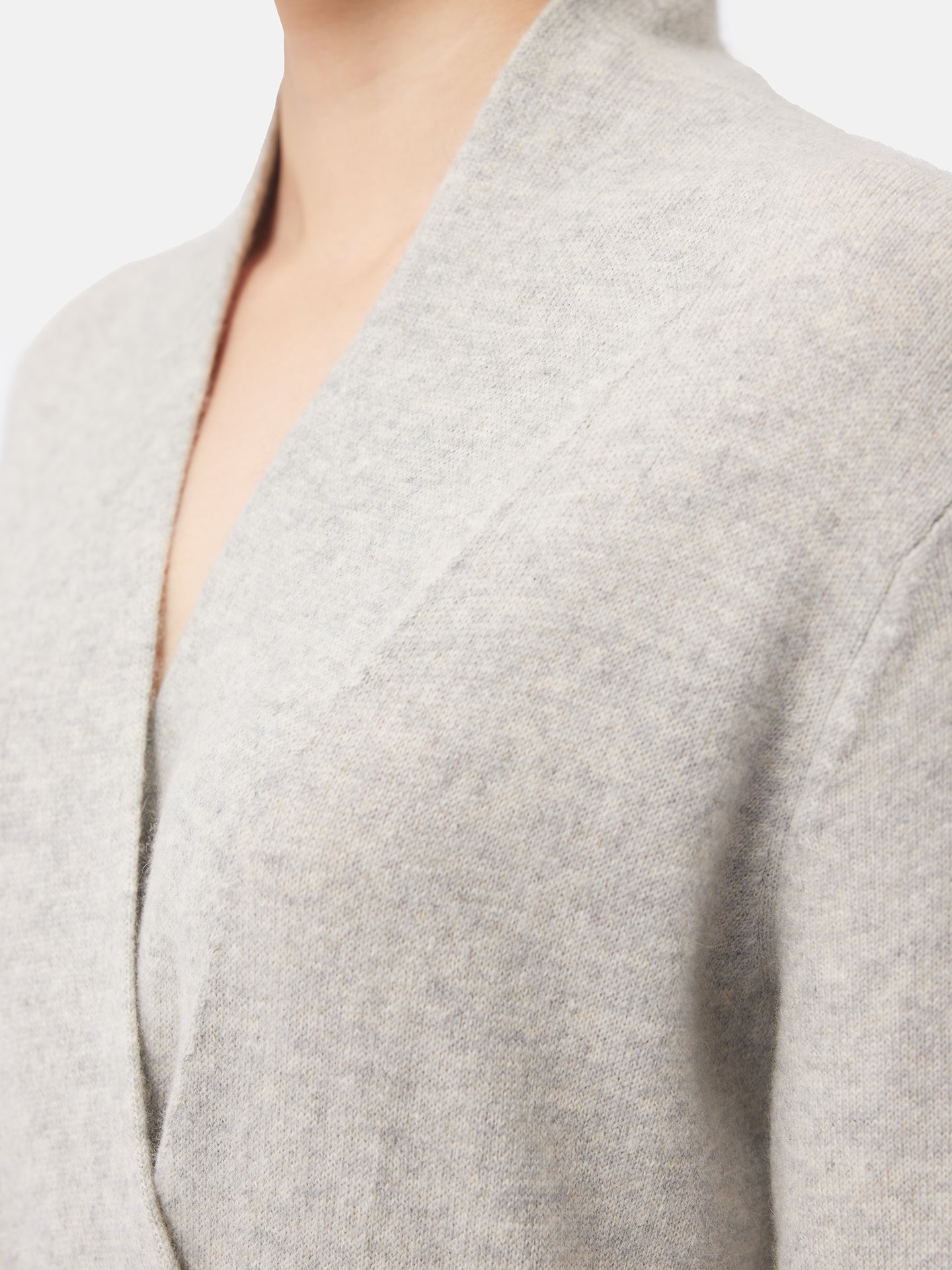 Women's Cashmere Long Robe Dawn Blue - Gobi Cashmere