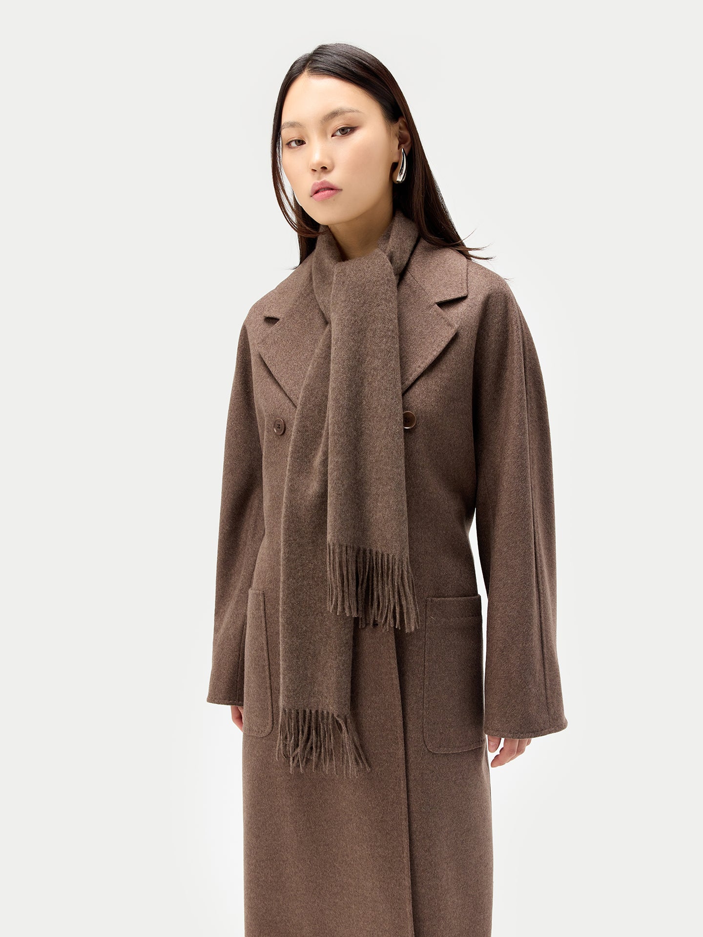Set Manteau & Echarpe Femme