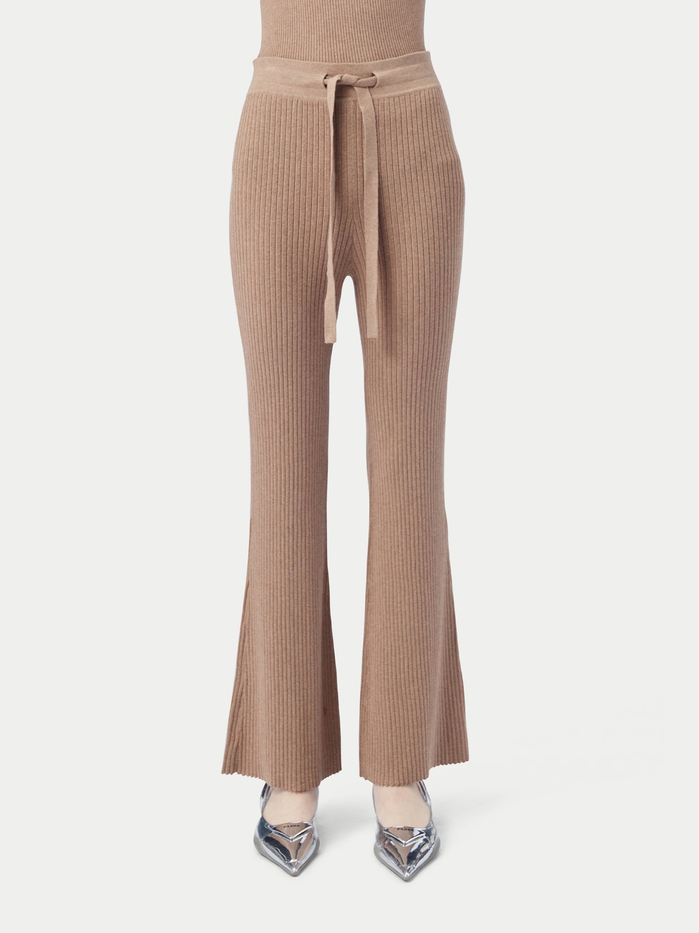 Confort avec pantalons côtelés à cordon | GOBI Cashmere
