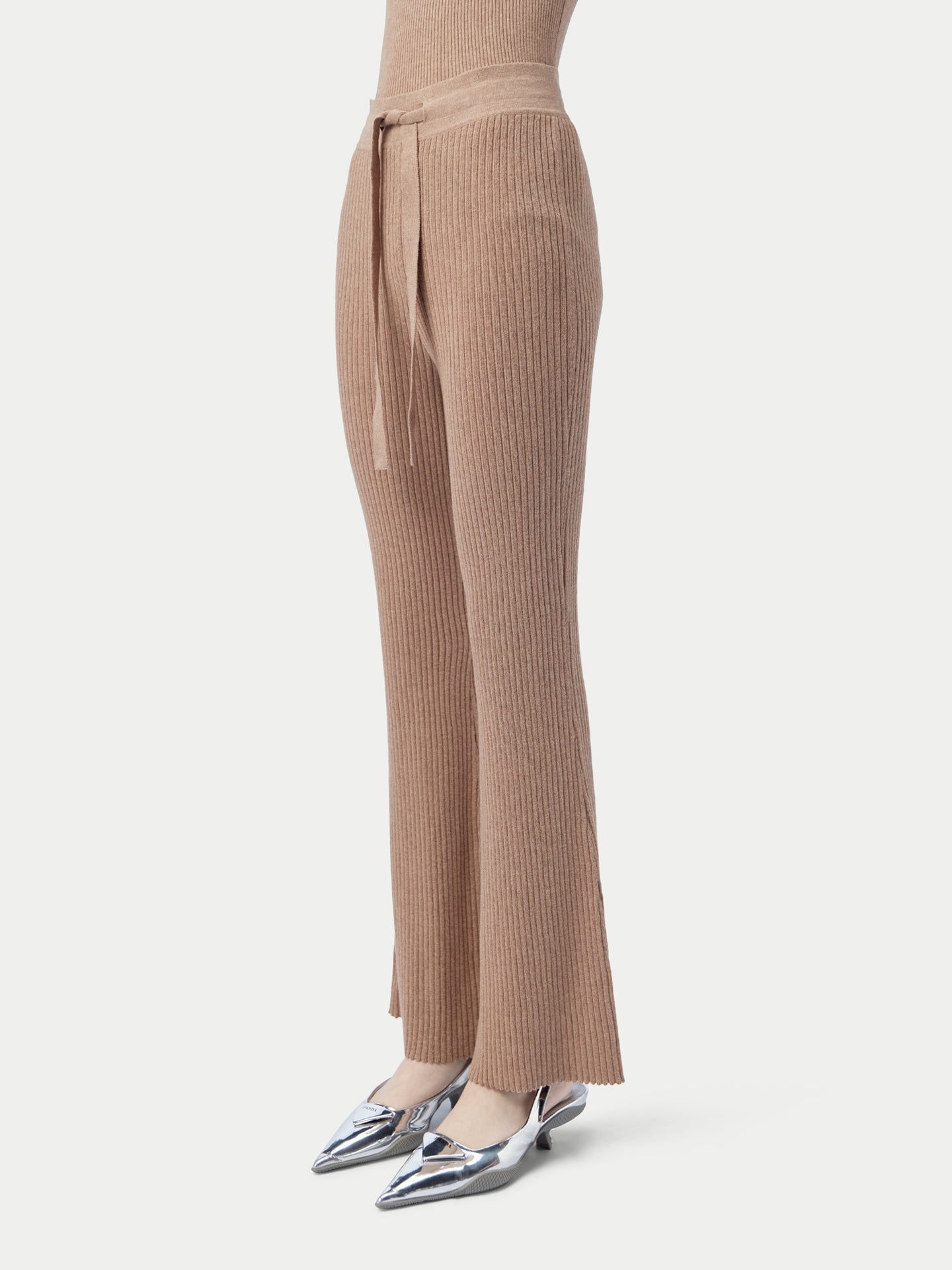 Confort avec pantalons côtelés à cordon | GOBI Cashmere