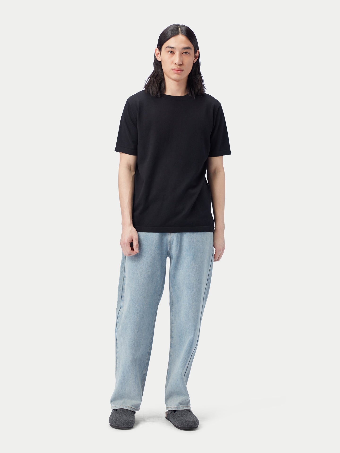 T-shirt hommes coton soie cachemire