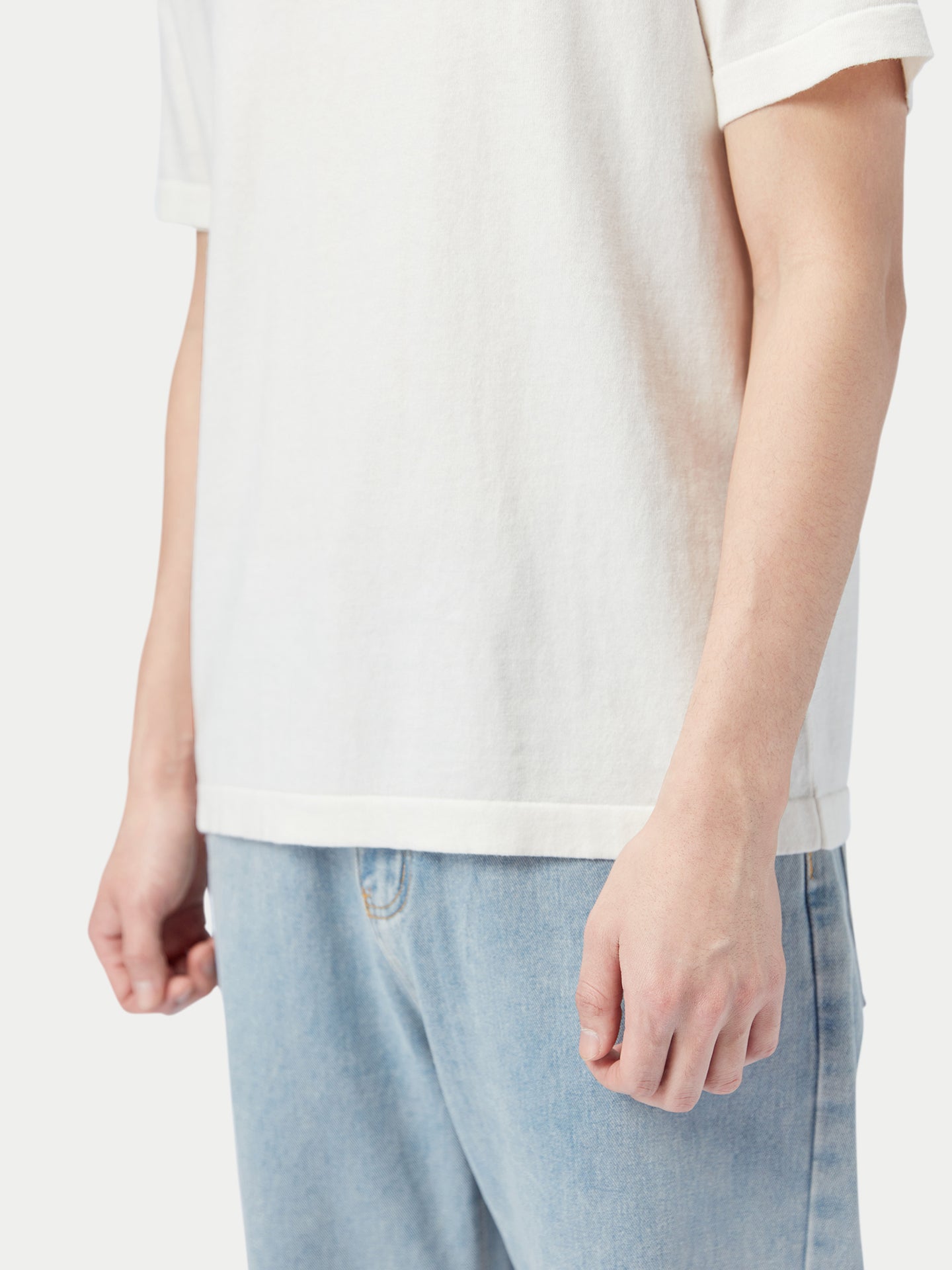 T-shirt hommes coton soie cachemire