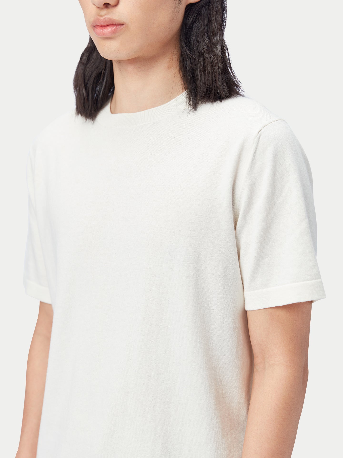 T-shirt hommes coton soie cachemire