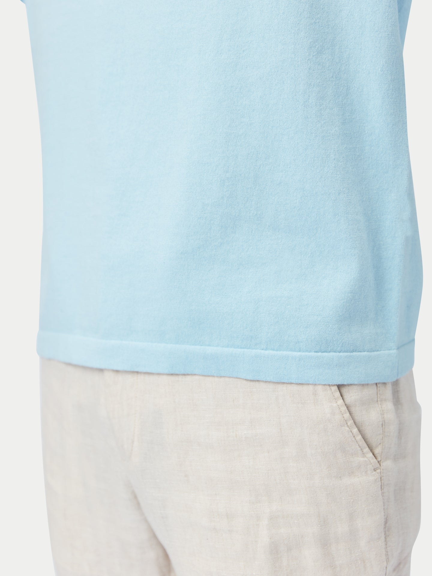 T-shirt hommes coton soie cachemire