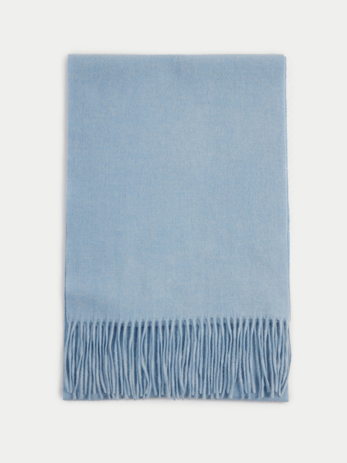 Écharpe avec franges en Cachemire pour unisex Marin - Gobi Cashmere
