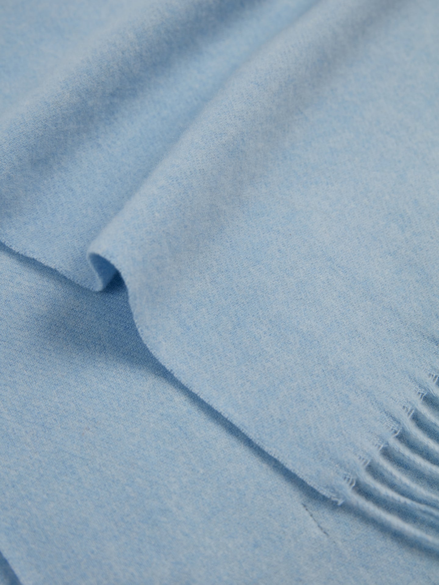 Écharpe avec franges en Cachemire pour unisex Marin - Gobi Cashmere