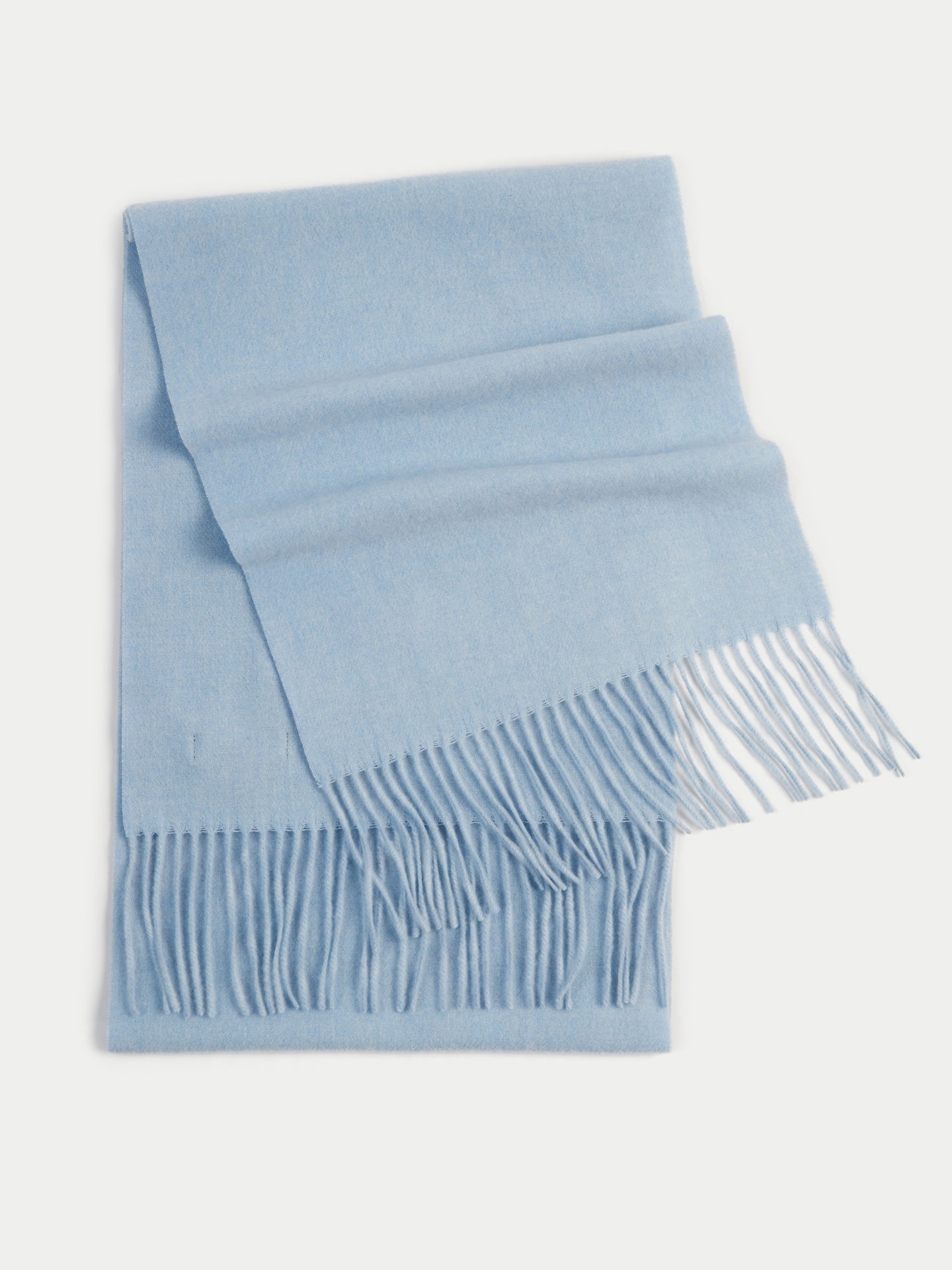 Écharpe avec franges en Cachemire pour unisex Marin - Gobi Cashmere