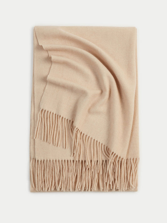 Écharpe tissée en Cachemire pour femmes taupe - Gobi Cashmere