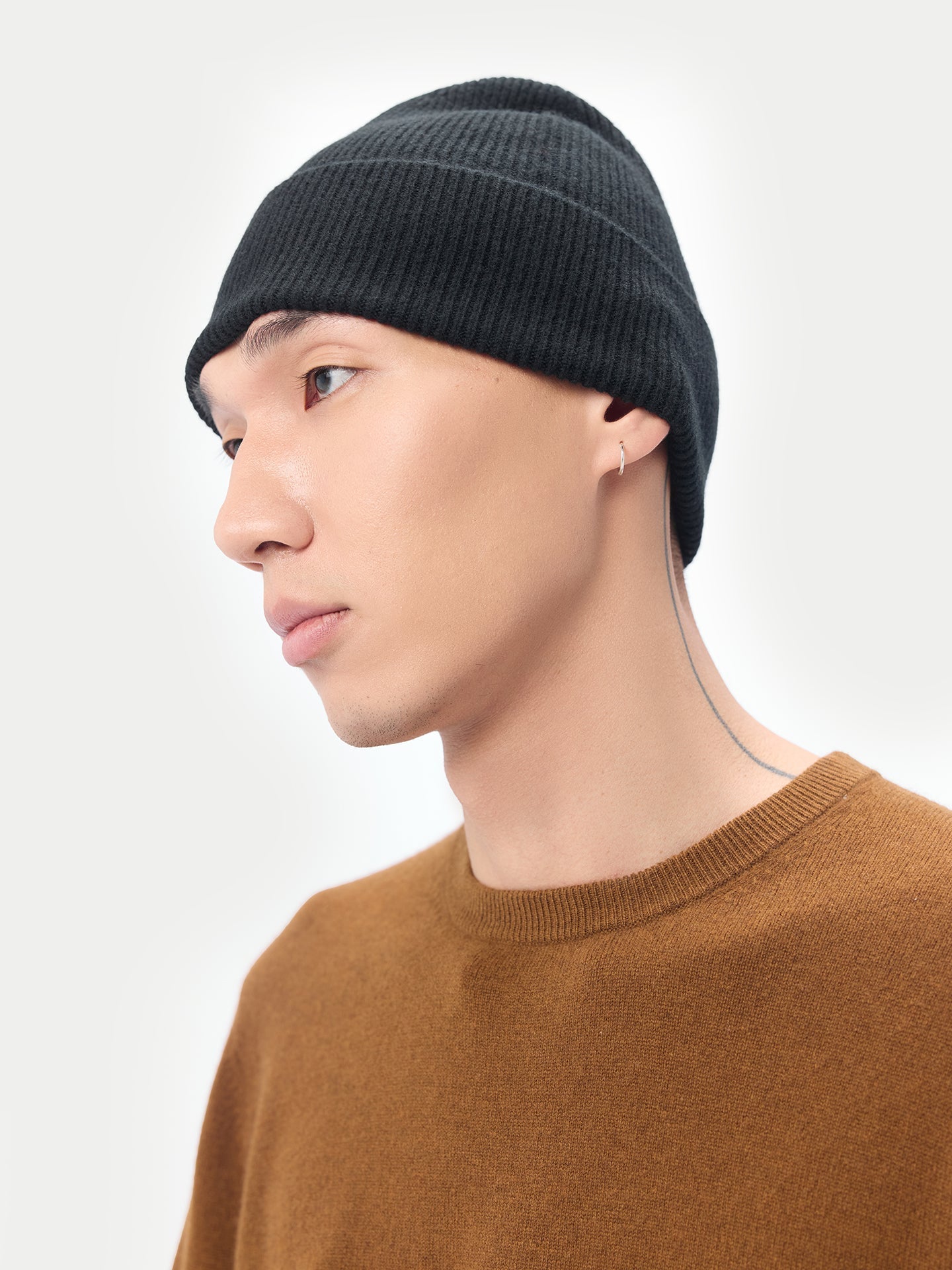 Bonnet tricoté 100% cachemire unisexe | GOBI Cashmere