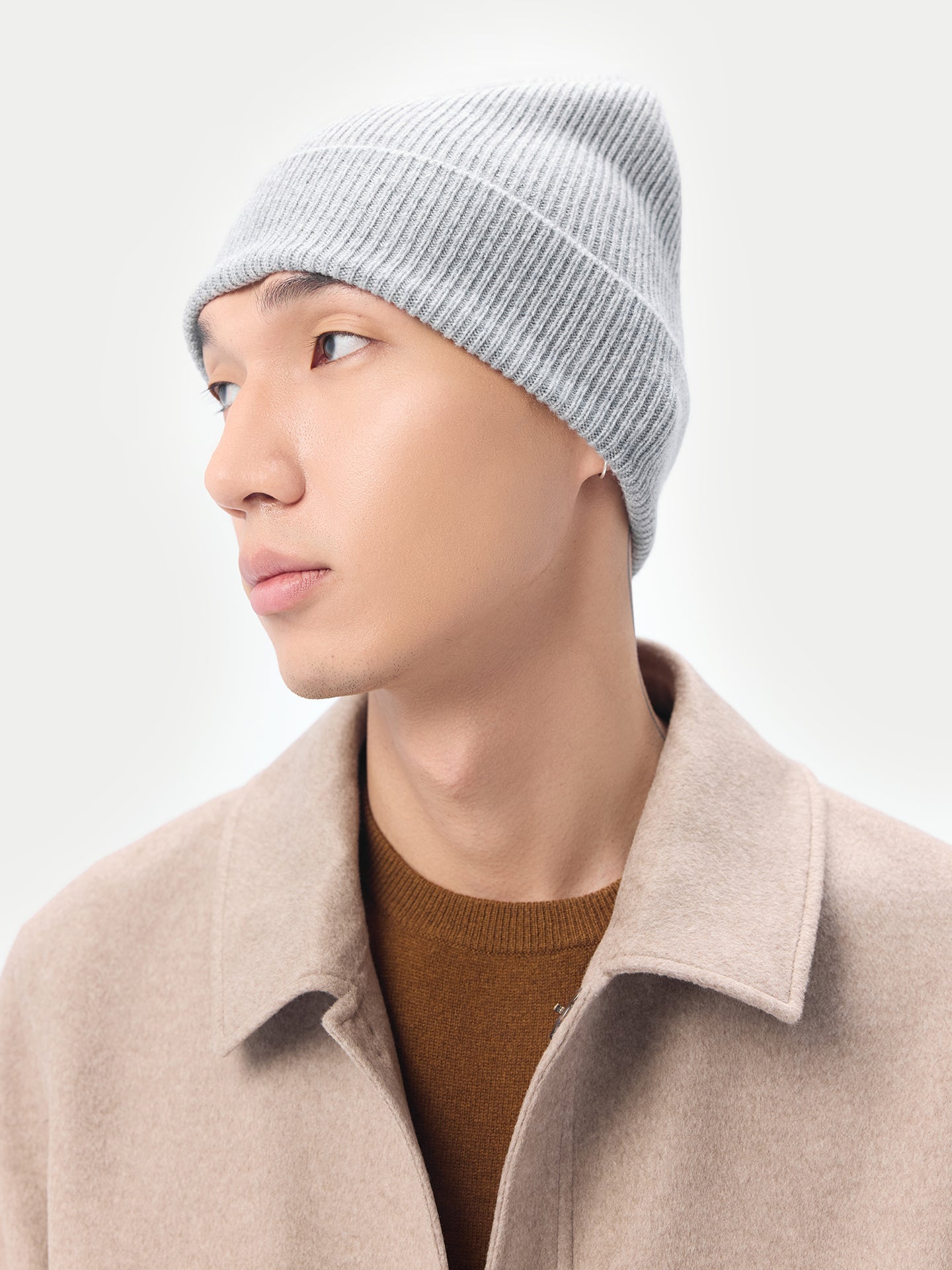 Bonnet tricoté 100% cachemire unisexe | GOBI Cashmere