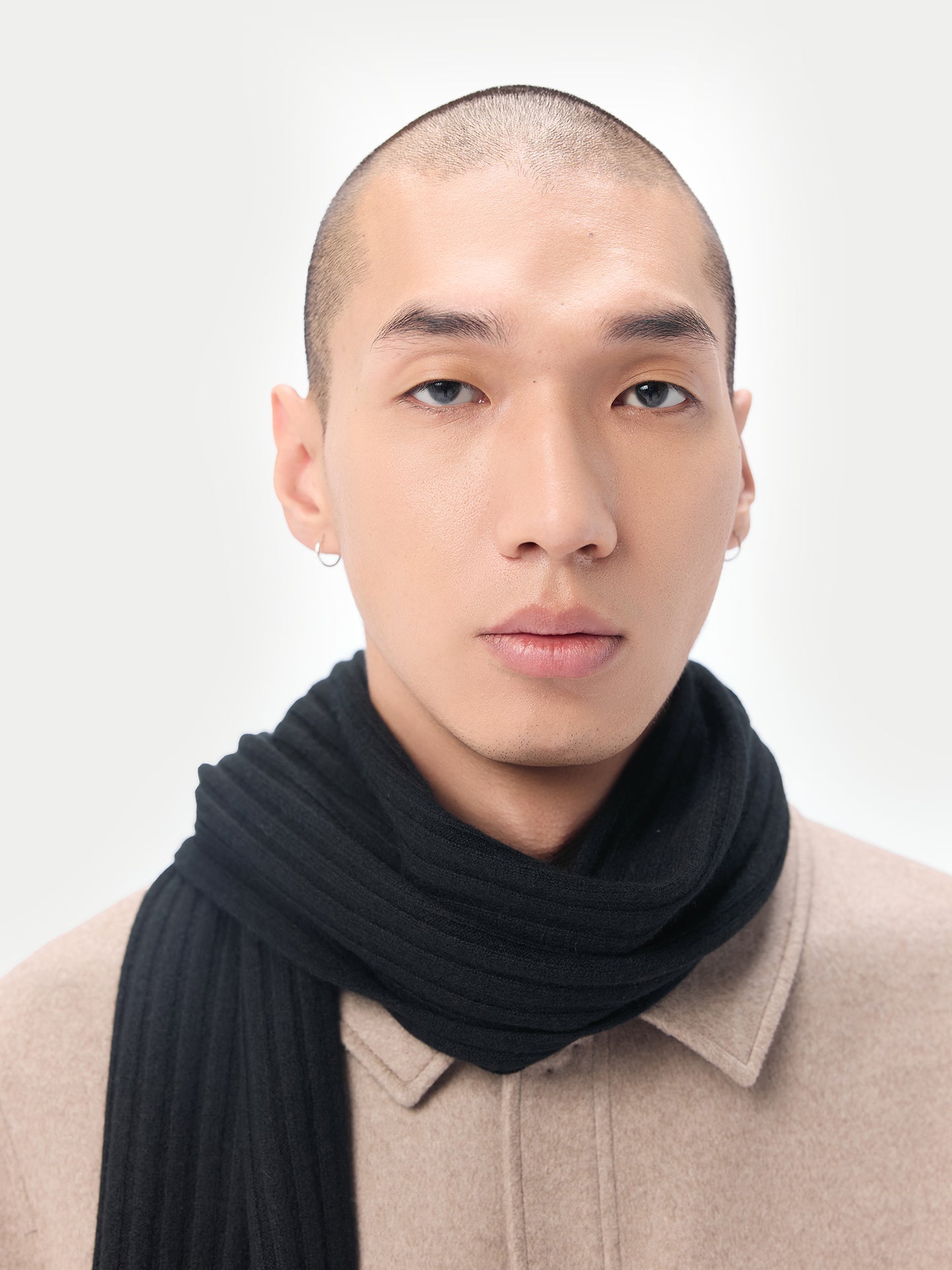 Écharpe en mongol 100% cachemire côtelé | GOBI Cashmere