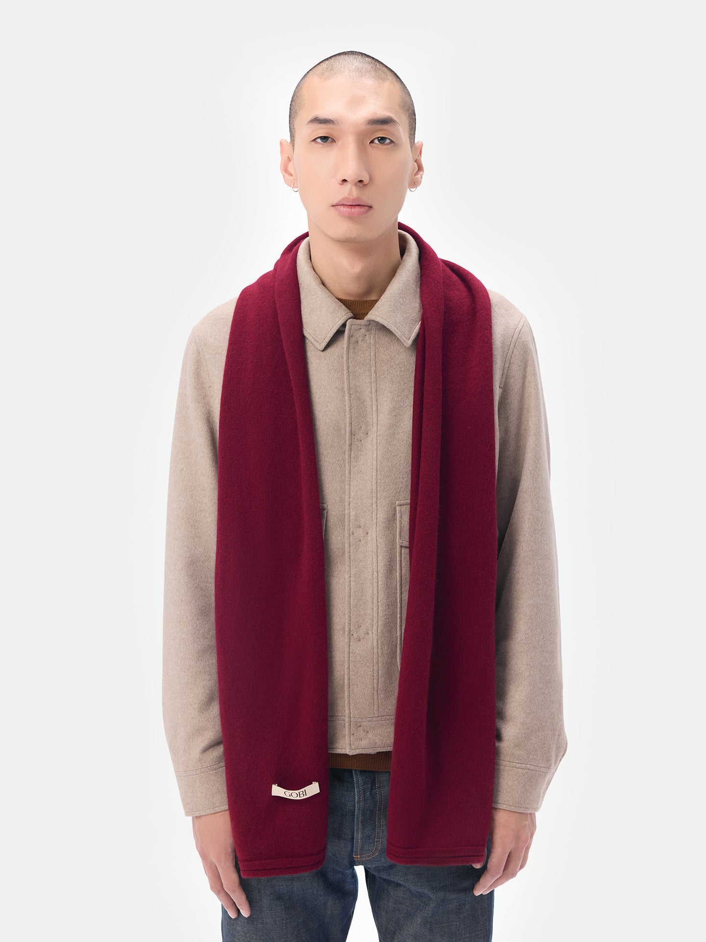 Écharpe en jersey de cachemire unisexe | GOBI Cashmere