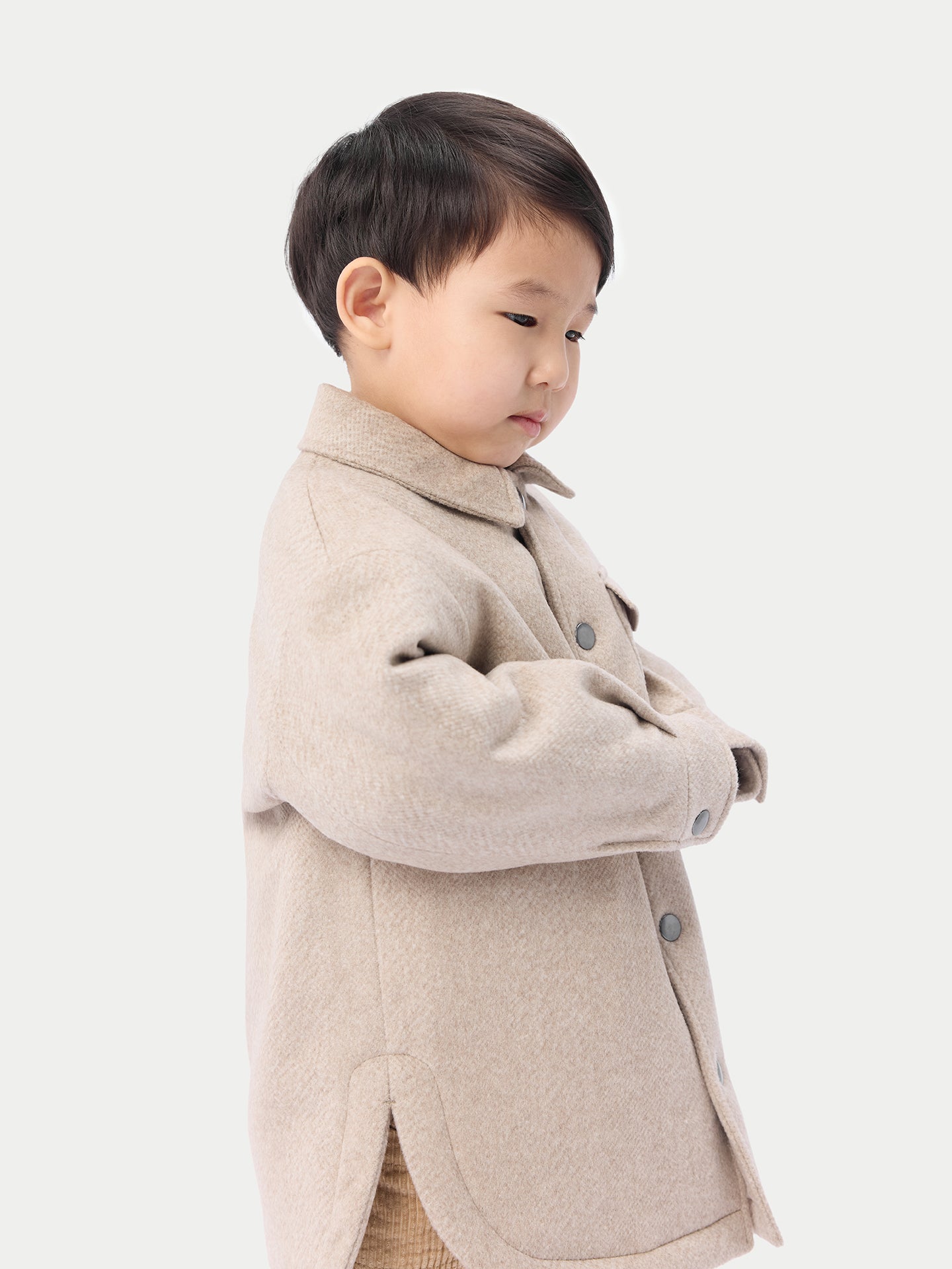 Veste en cachemire de Mongolie cousue par les enfants | GOBI Cashmere