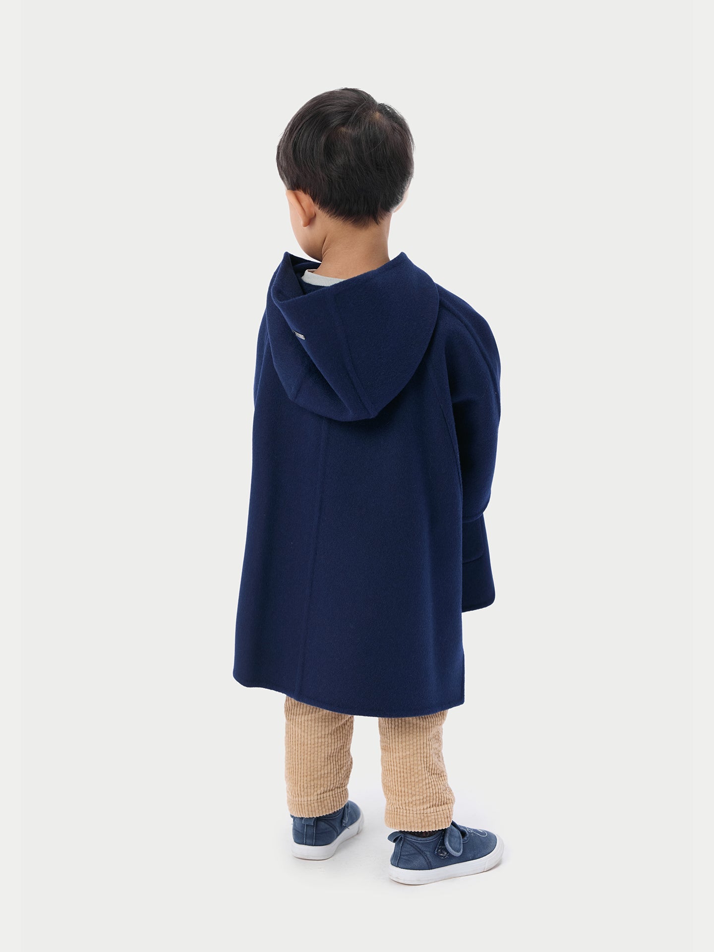 Poncho à capuche en cachemire de Mongolie pour enfants | GOBI Cashmere