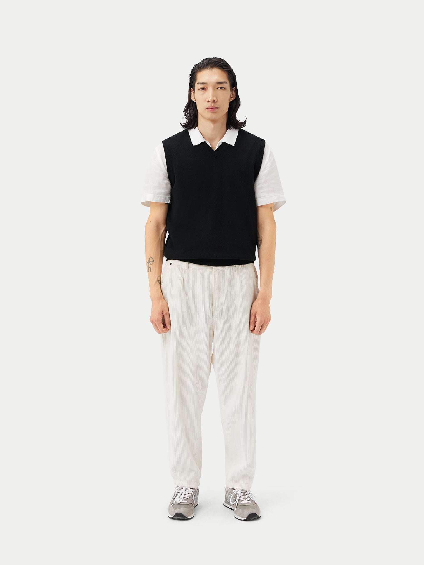 Gilet en cachemire pour homme couleur Noir - Gobi Cashmere