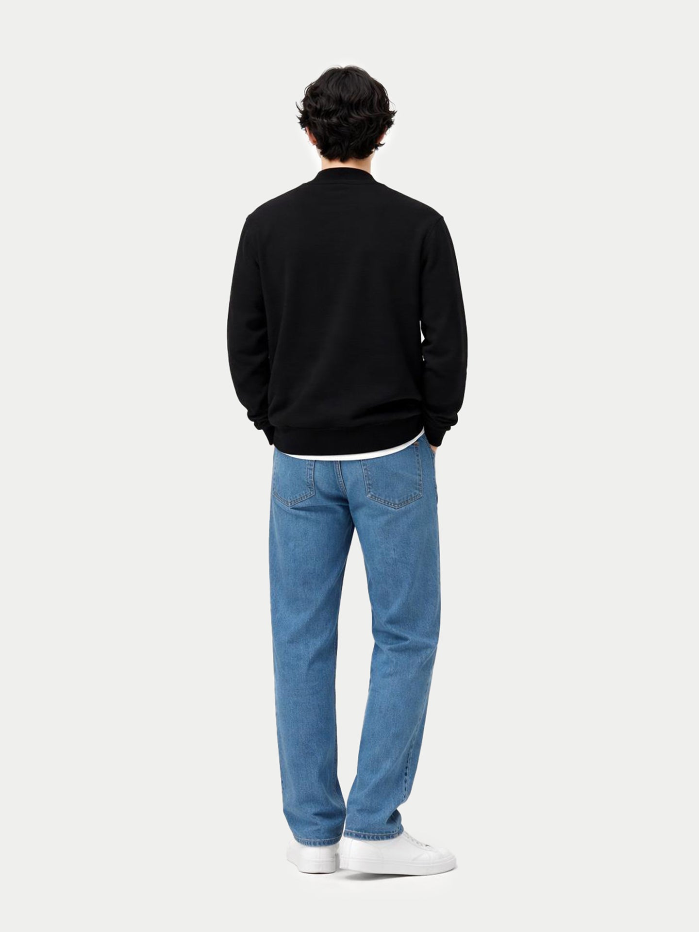 Cardigan zippé en cachemire Essential pour hommes