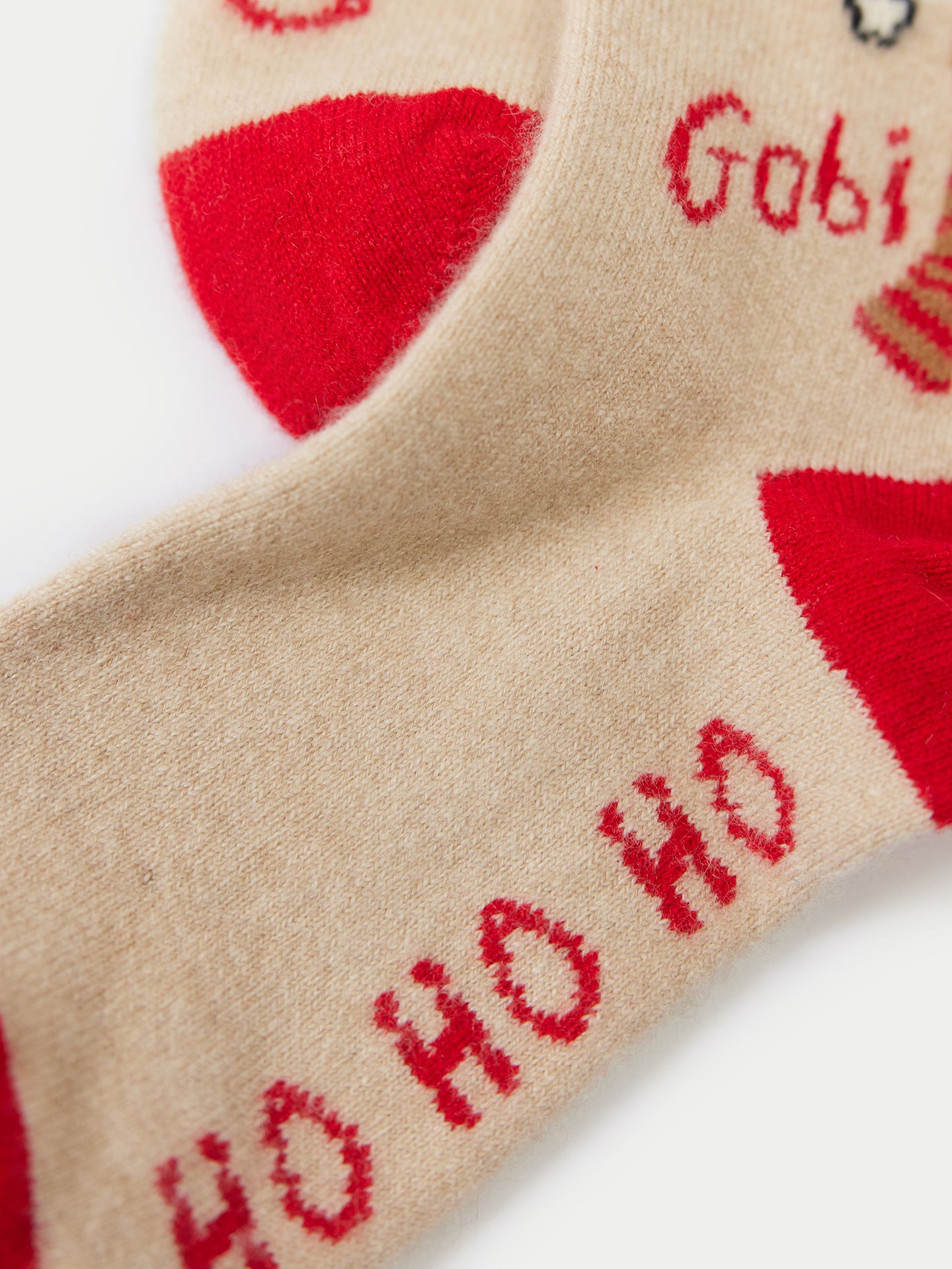 Organic Colour Gobi Christmas Cashmere Socks