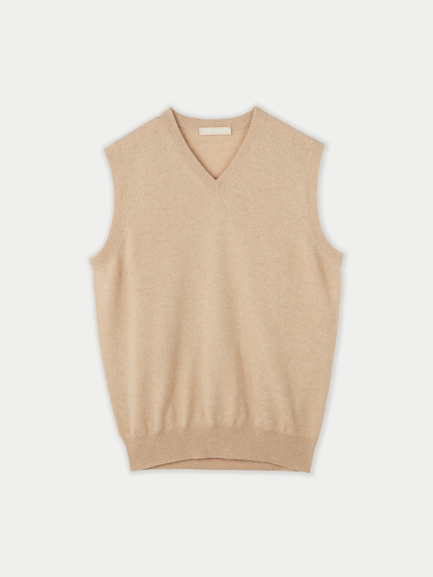 Gilet en cachemire pour homme couleur Taupe - Gobi Cashmere