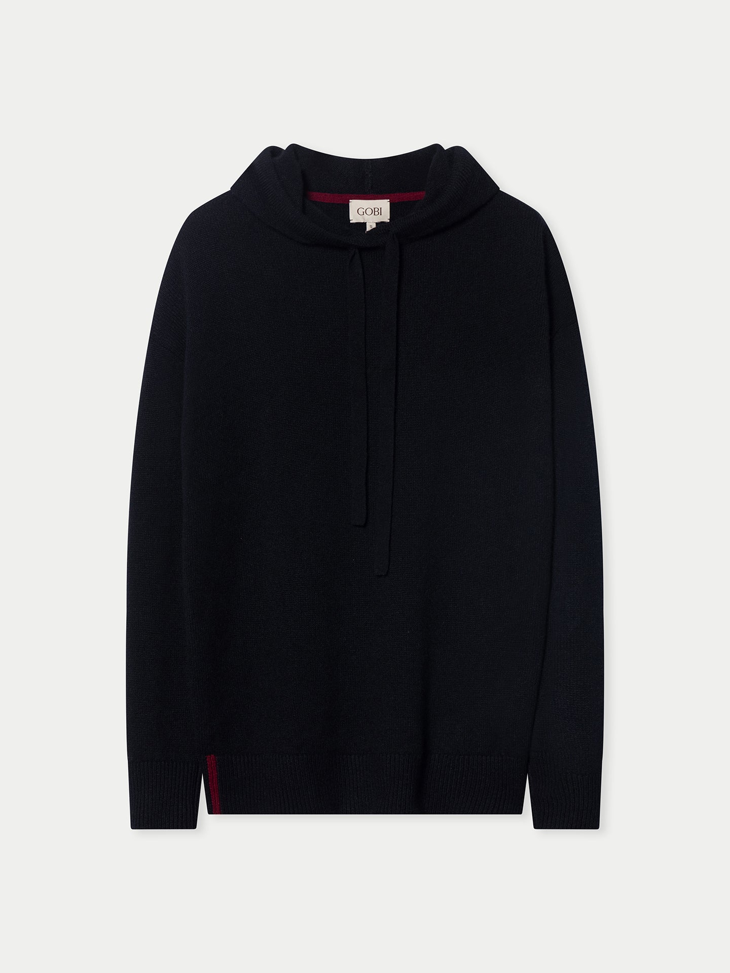 Pull à capuche en cachemire - GOBI Cashmere couleur noir - Sports Décontractés