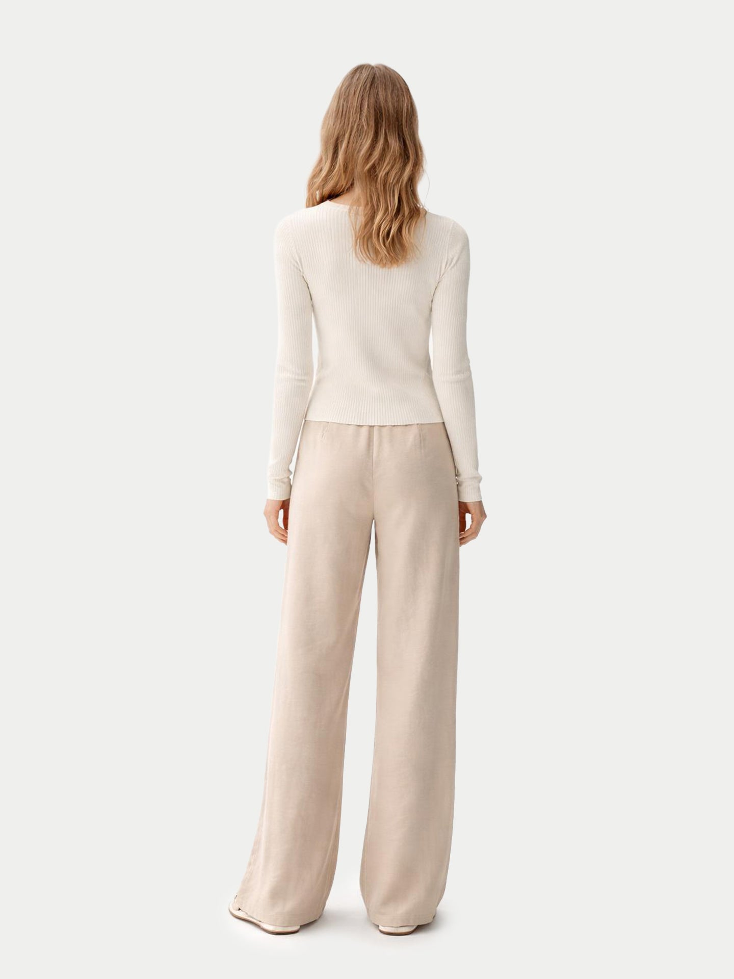 Robe en soie asymétrique en cachemire