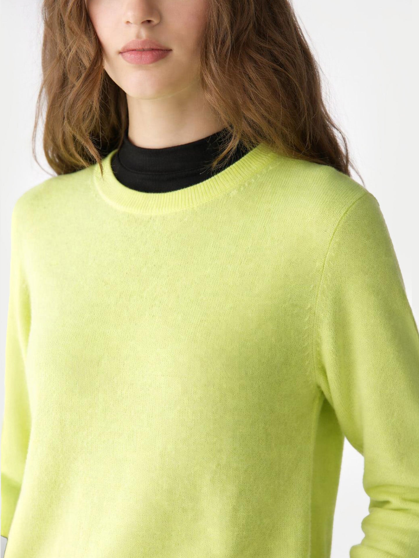 Pull col rond en cachemire Essential pour femmes
