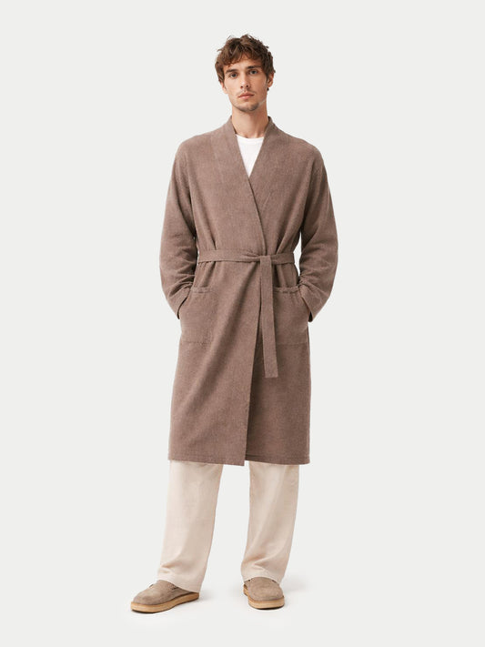 Robe de chambre en cachemire pour hommes Couleur Organique