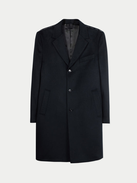 Manteau Homme En Cachemire À Revers couleur noir | GOBI Cashmere
