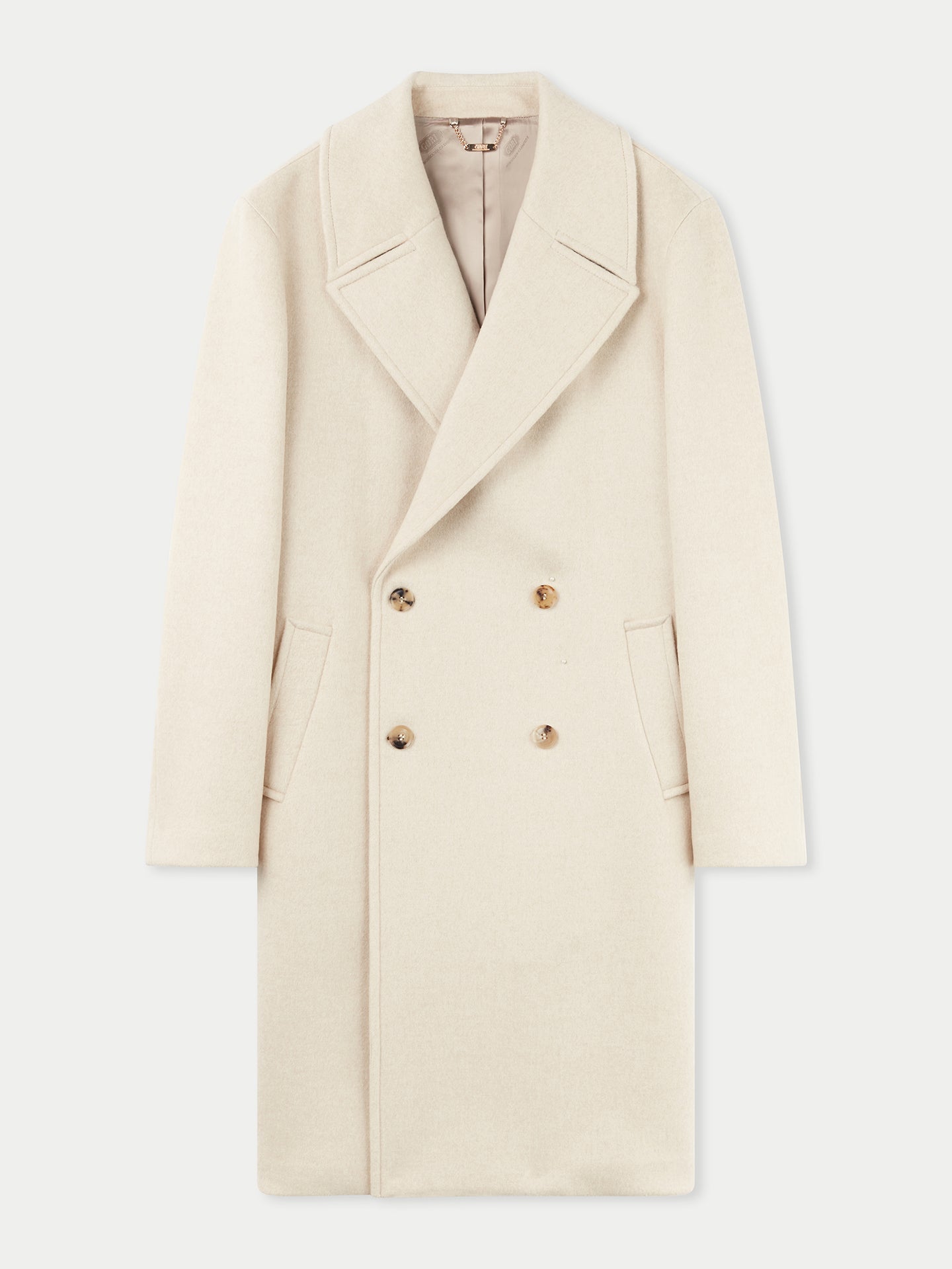 GOBI Manteau à double boutonnage pour homme-GS Taupe - Gobi Cashmere