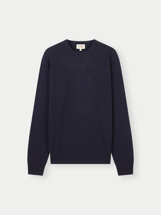 Pull col rond en cachemire Essential pour hommes