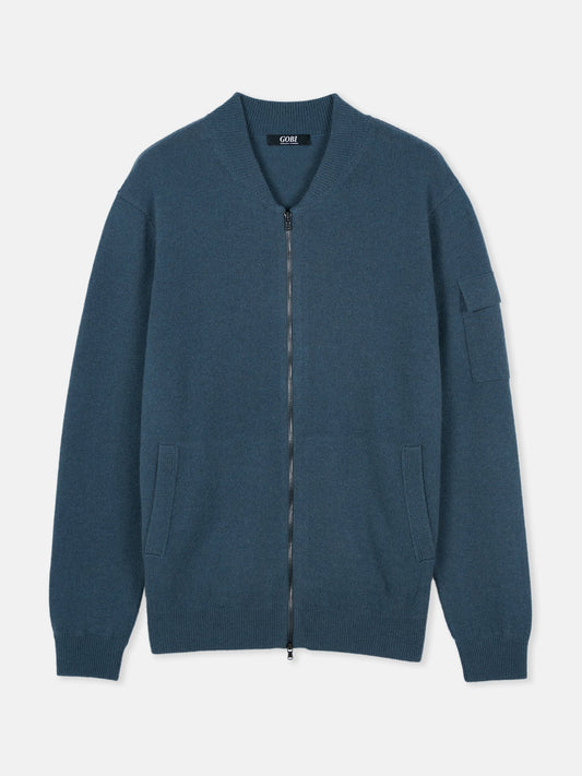 Bomber jacket en cachemire authentique | GOBI Cashmere