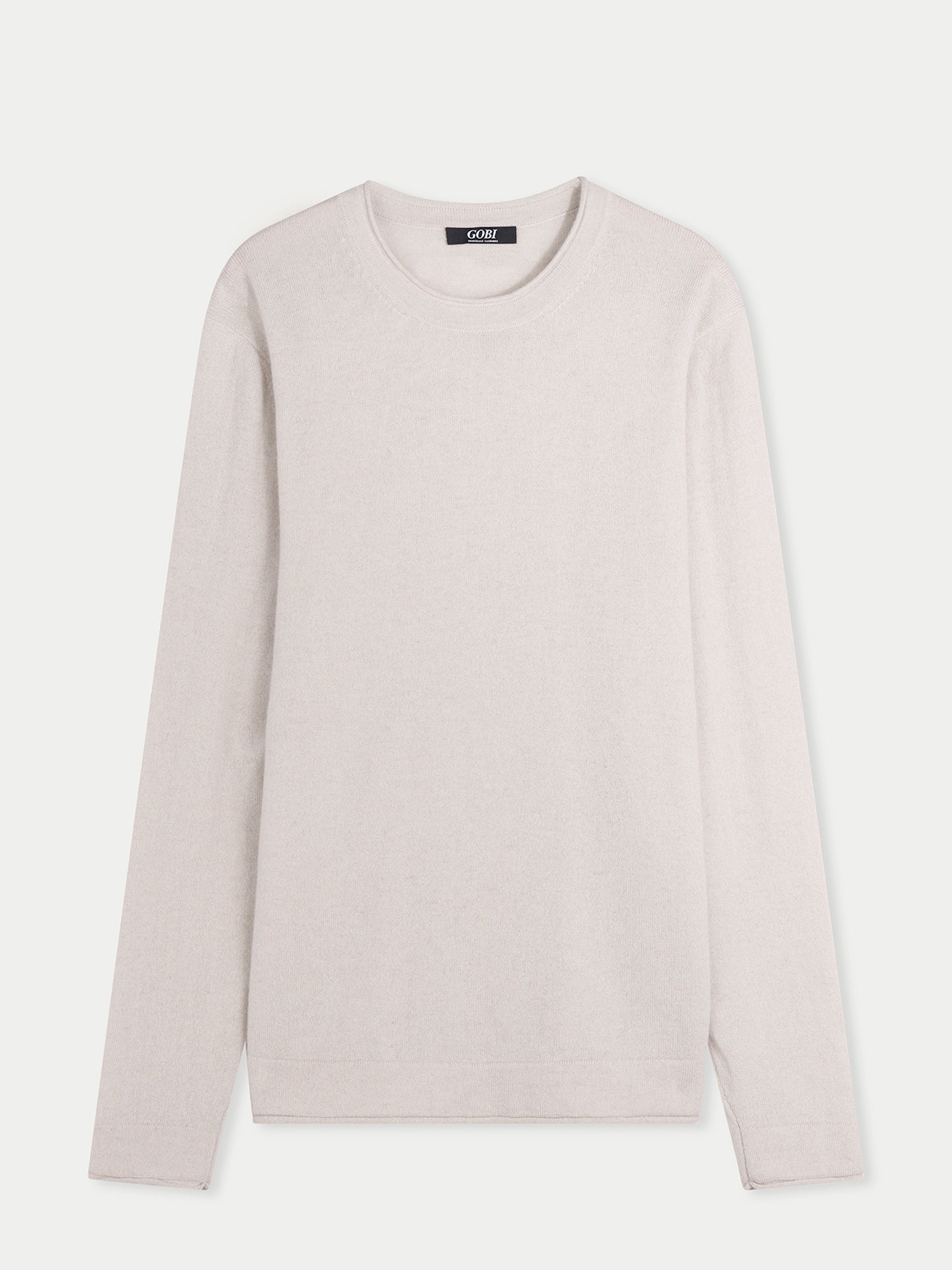 Pull col rond en cachemire Gris - Gobi Cashmere