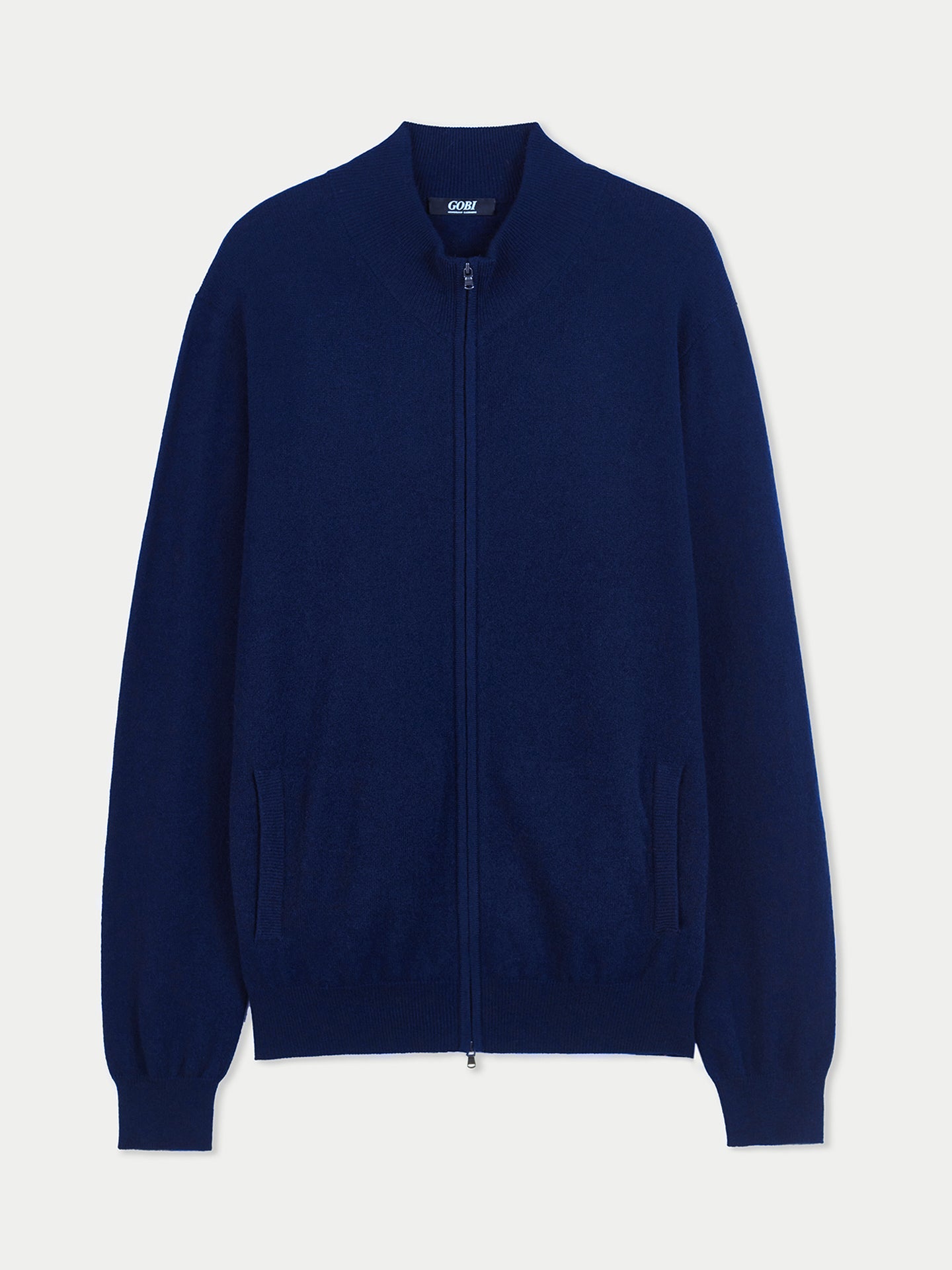 Cardigan zippé en cachemire Essential pour hommes