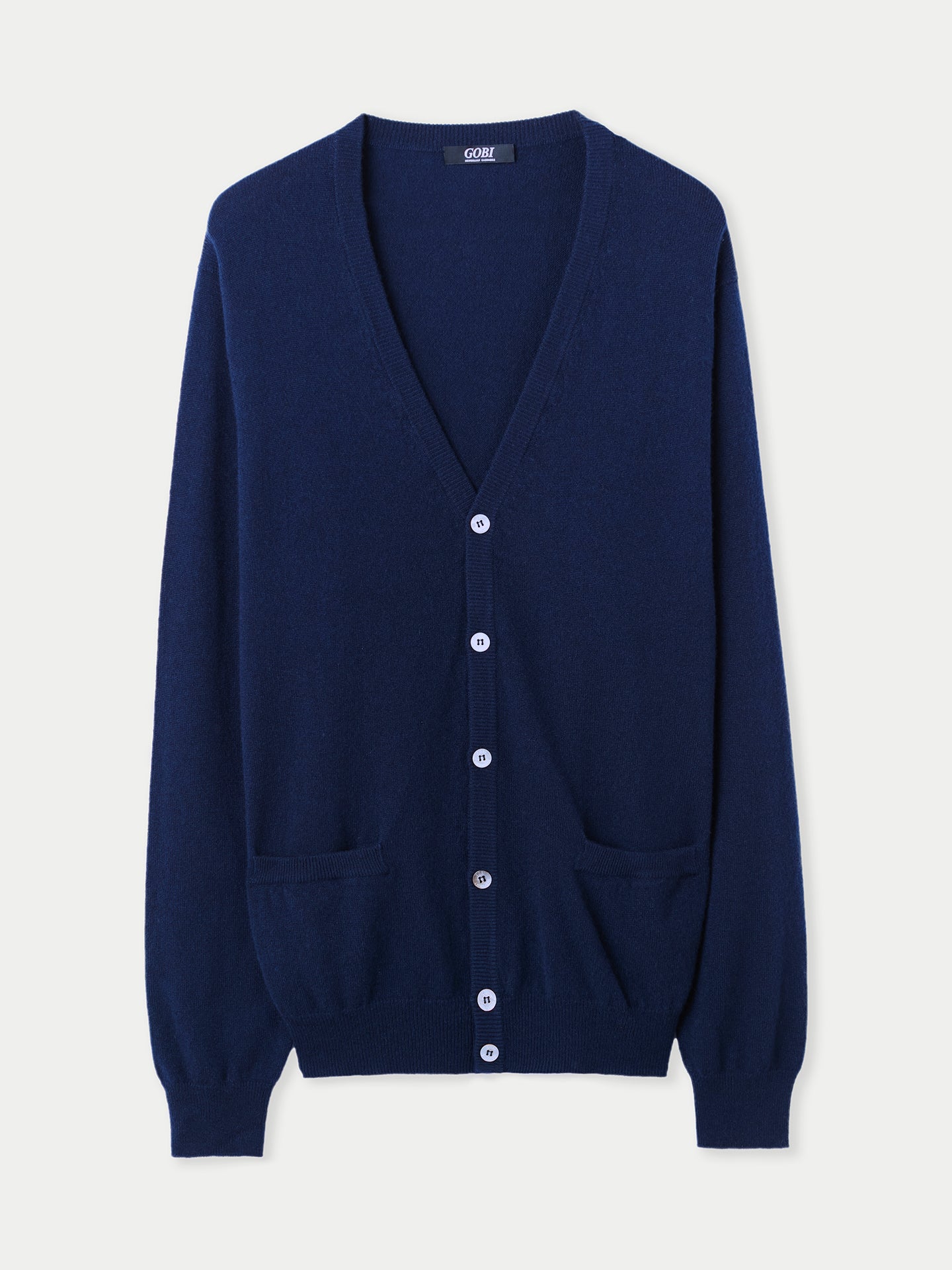 Cardigan col en V en cachemire Essential pour hommes