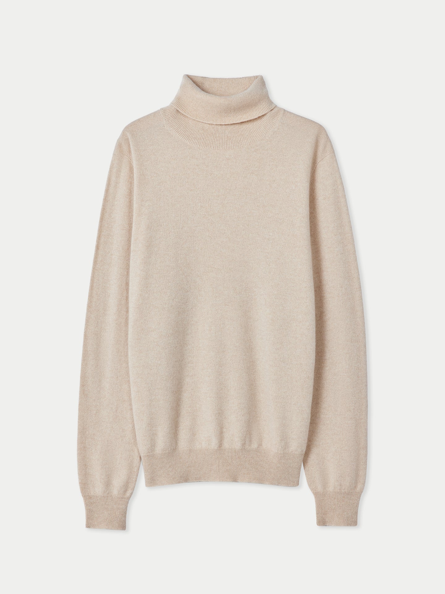 Pull col roulé en cachemire Essential pour hommes Couleur Organique