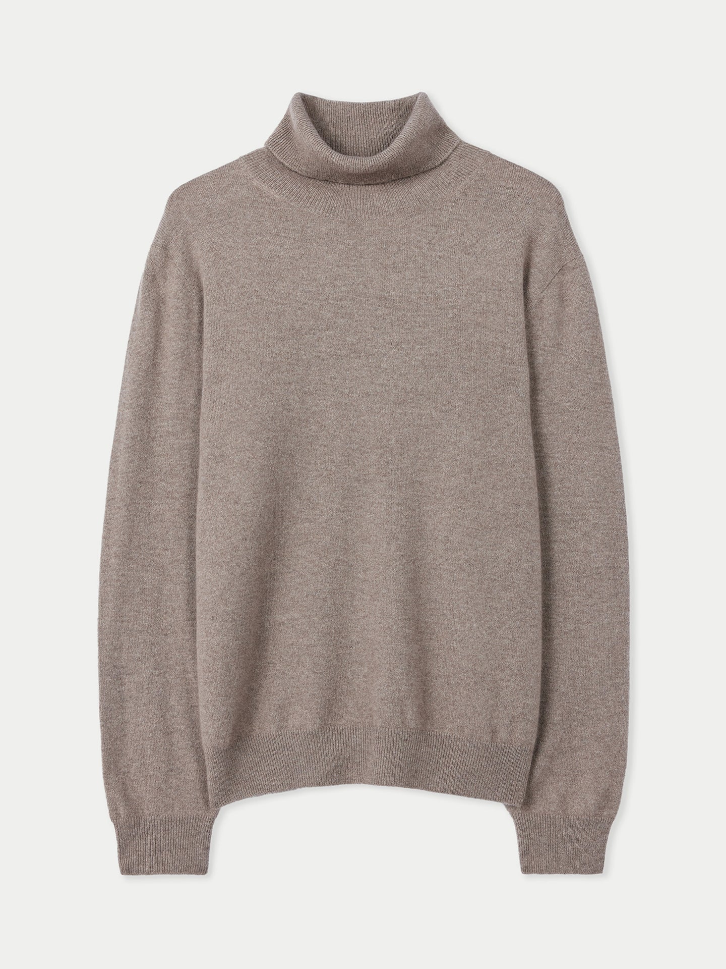 Pull col roulé en cachemire Essential pour hommes Couleur Organique