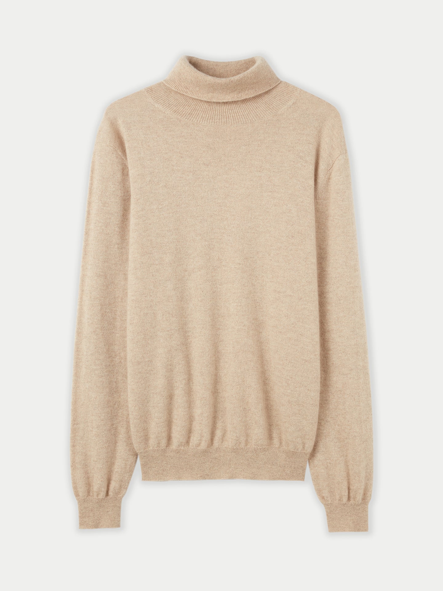 Col roulé homme en cachemire pour hommes  Taupe - Gobi Cashmere