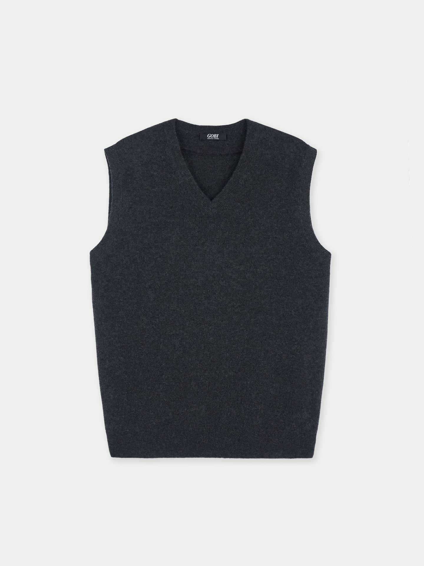 Gilet en cachemire pour homme couleur Gris - Gobi Cashmere