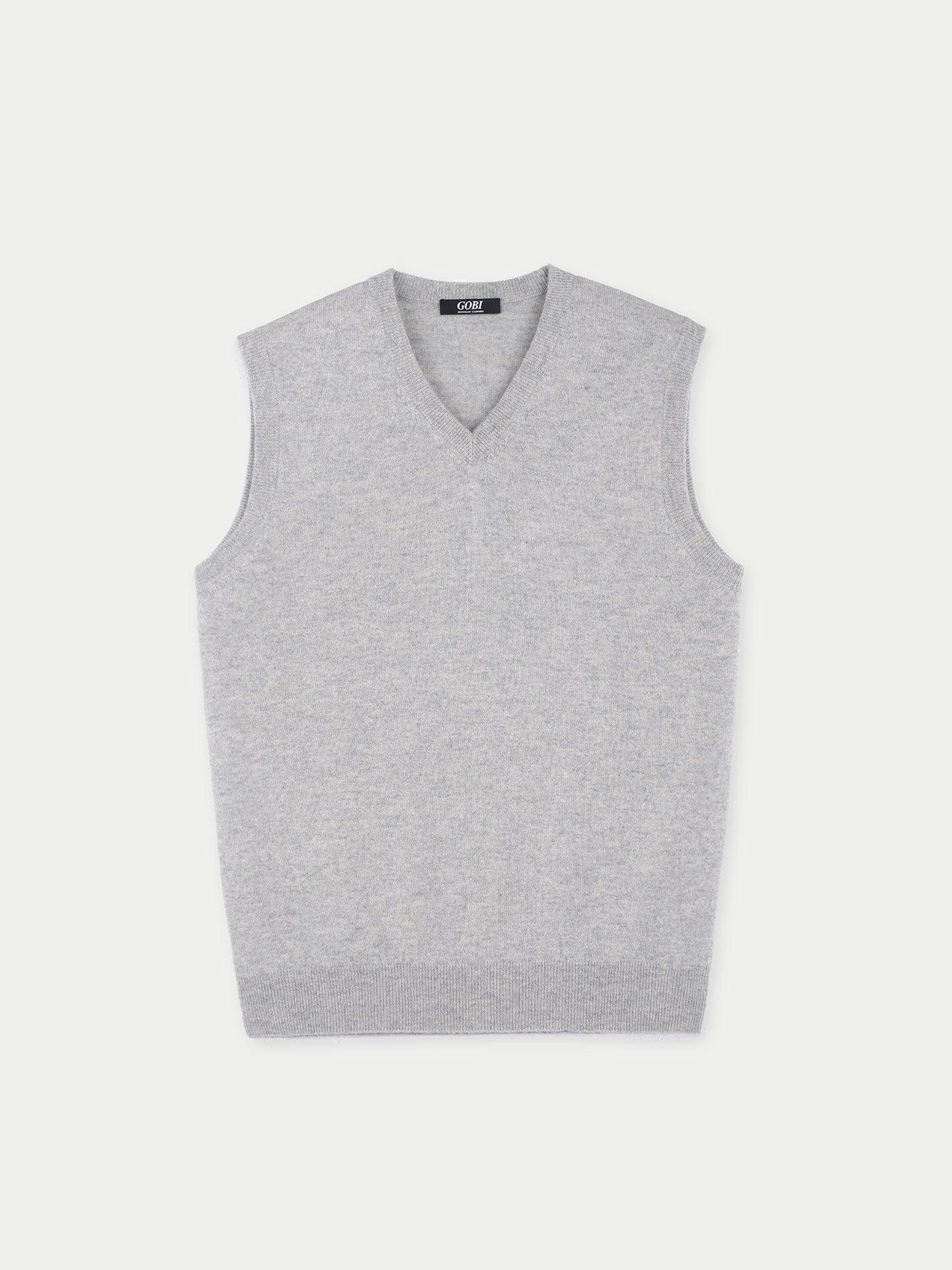 Gilet en cachemire pour homme couleur Gris - Gobi Cashmere