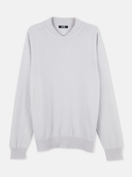 Pull double en cachemire de haute avec encolure | GOBI 