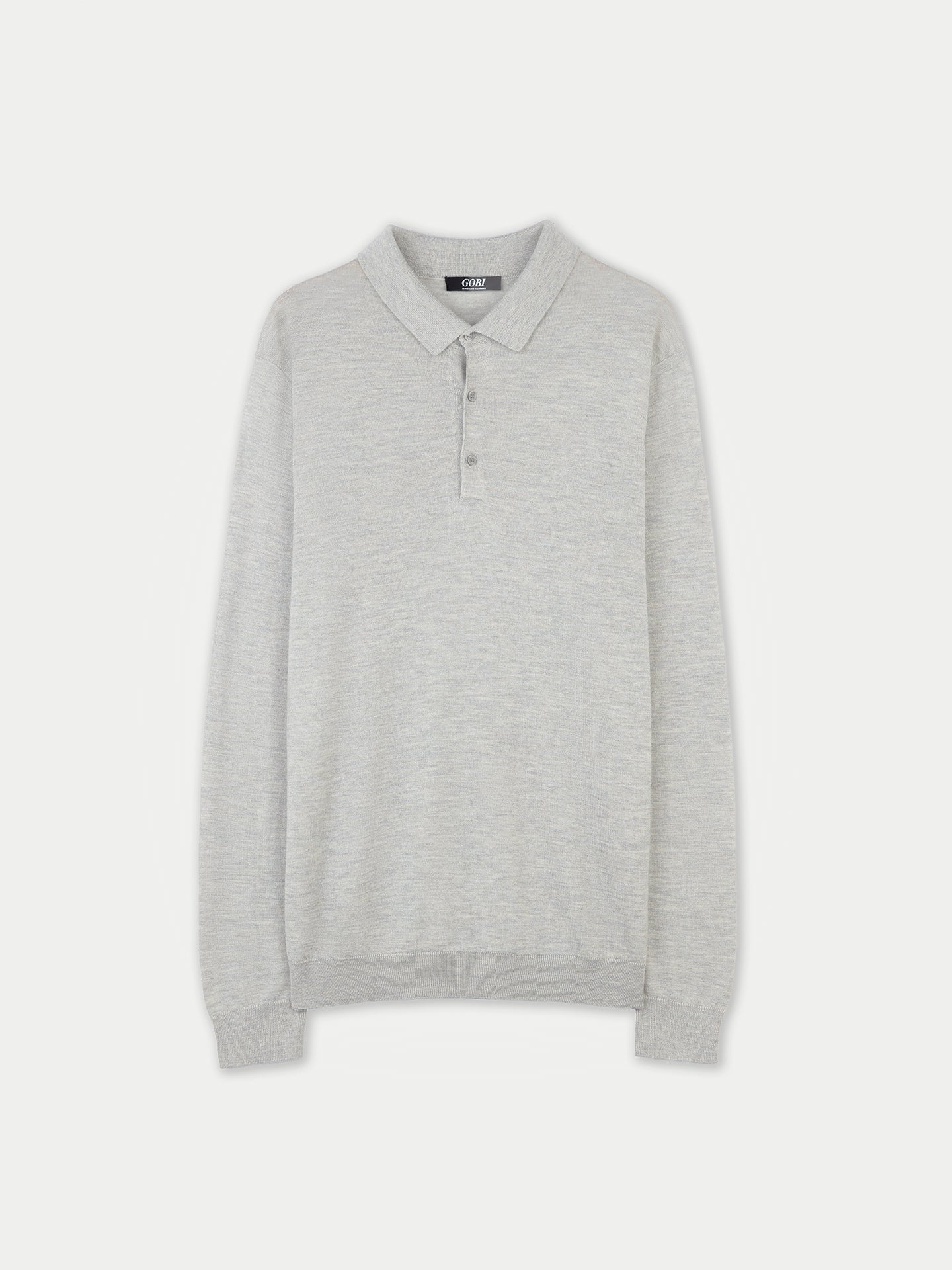 Polo en soie et cachemire pour hommes | GOBI Cashmere